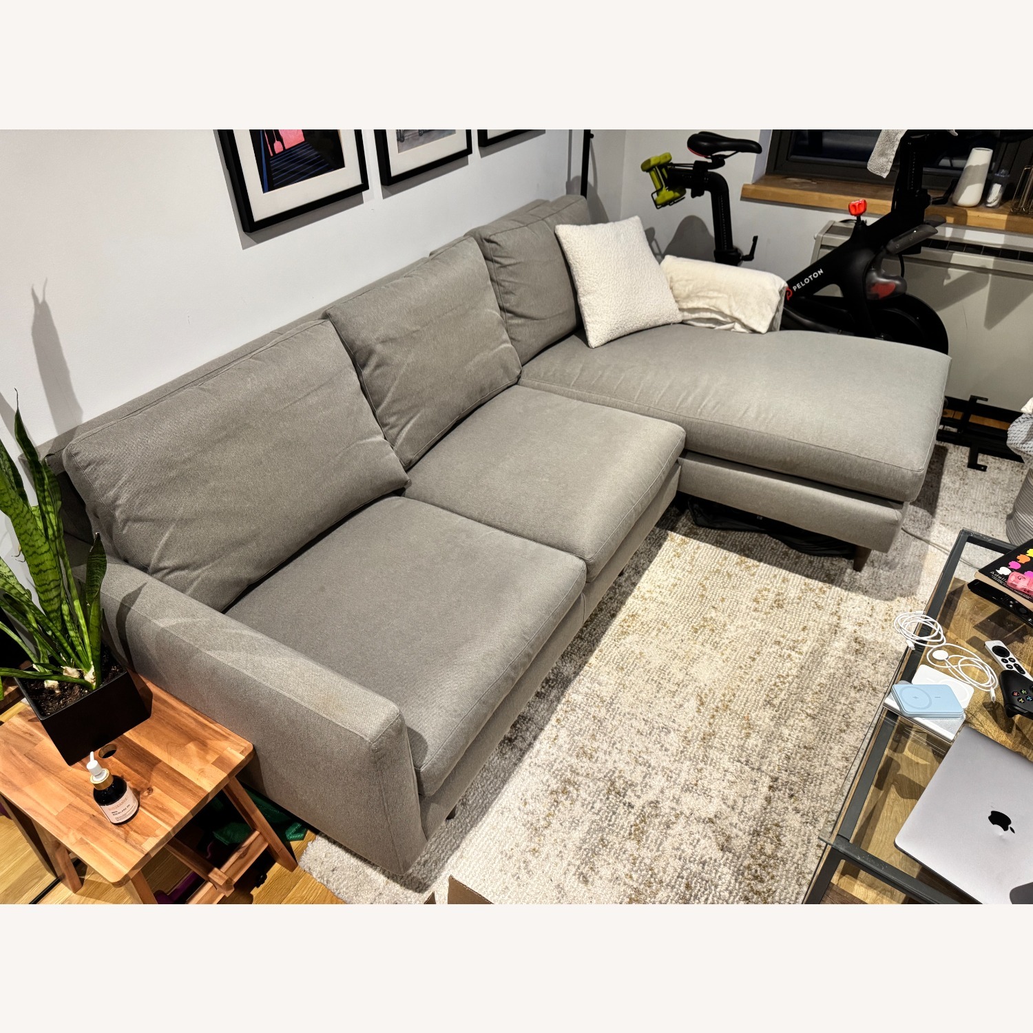 Room & Board Jasper Grey Sectional - image-3