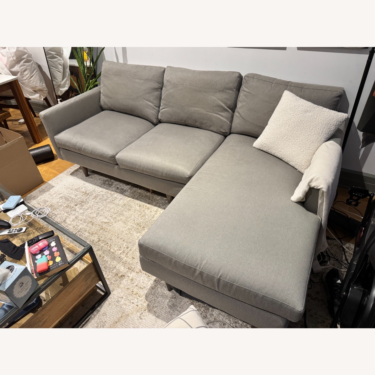 Room & Board Jasper Grey Sectional - image-2