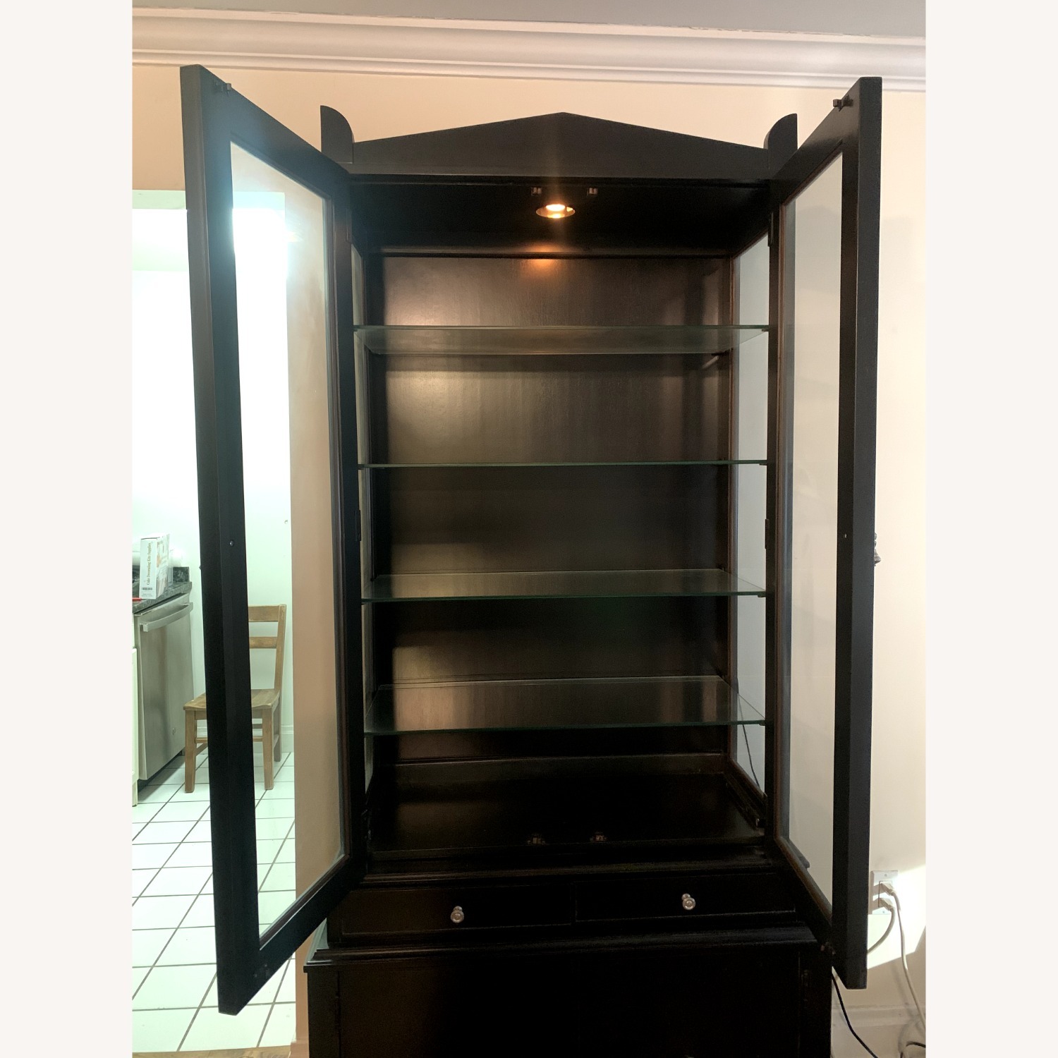 C Black China Cabinet - image-3