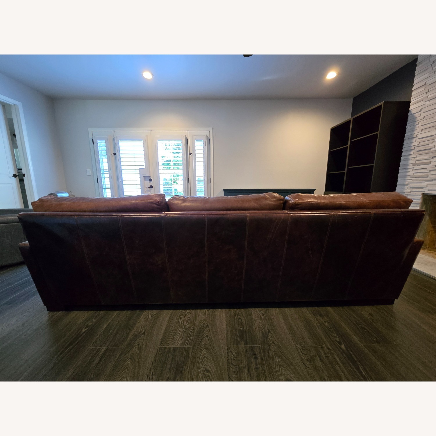 Pottery Barn Turner Leather Sofa XL Brown - image-5