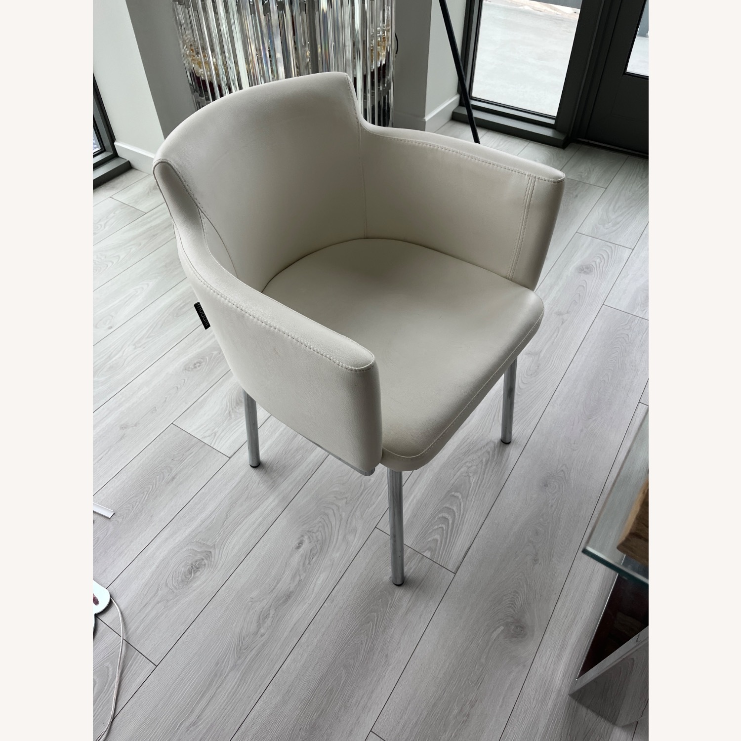 Aldo Modern White Chairs - image-3