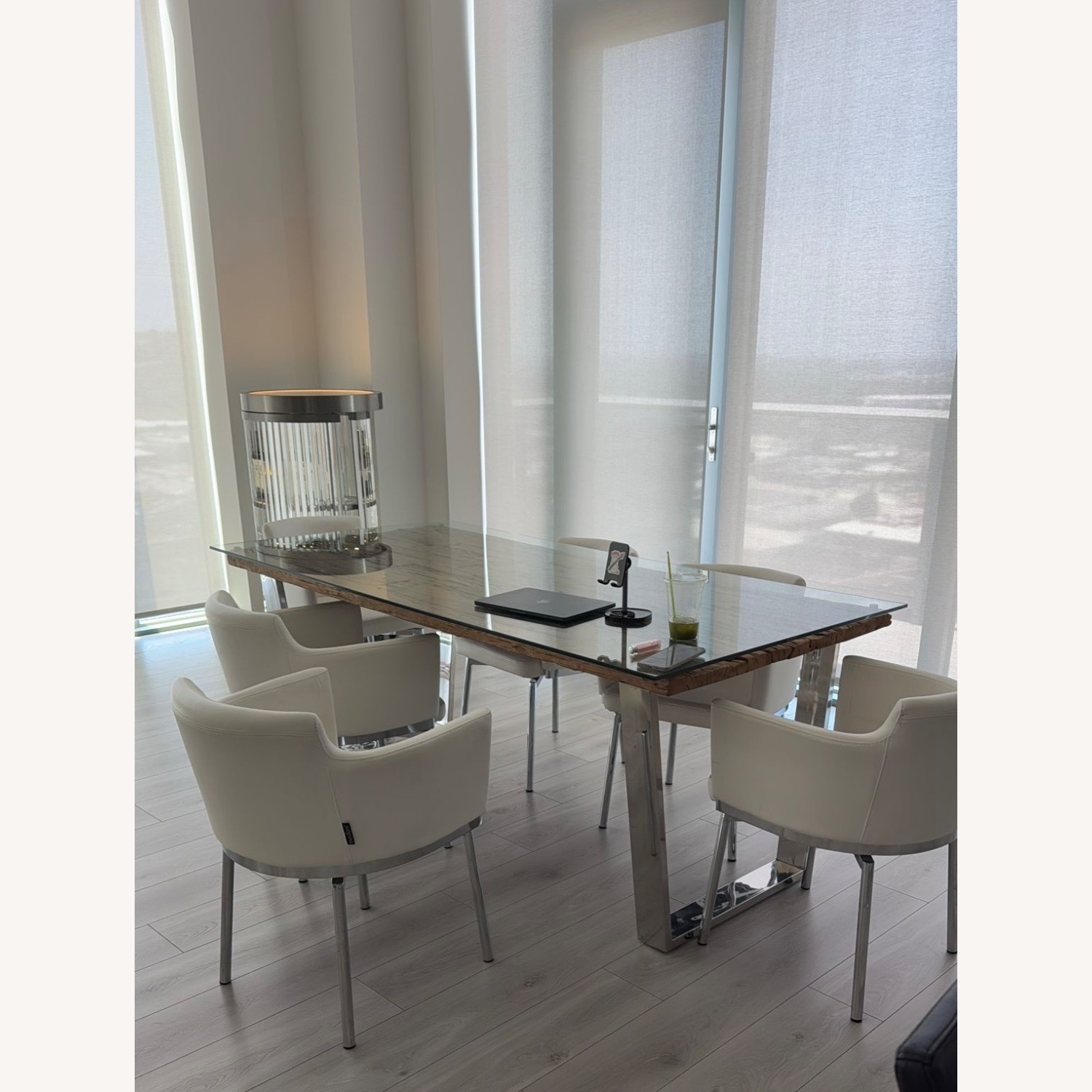 Aldo Modern White Chairs - image-1