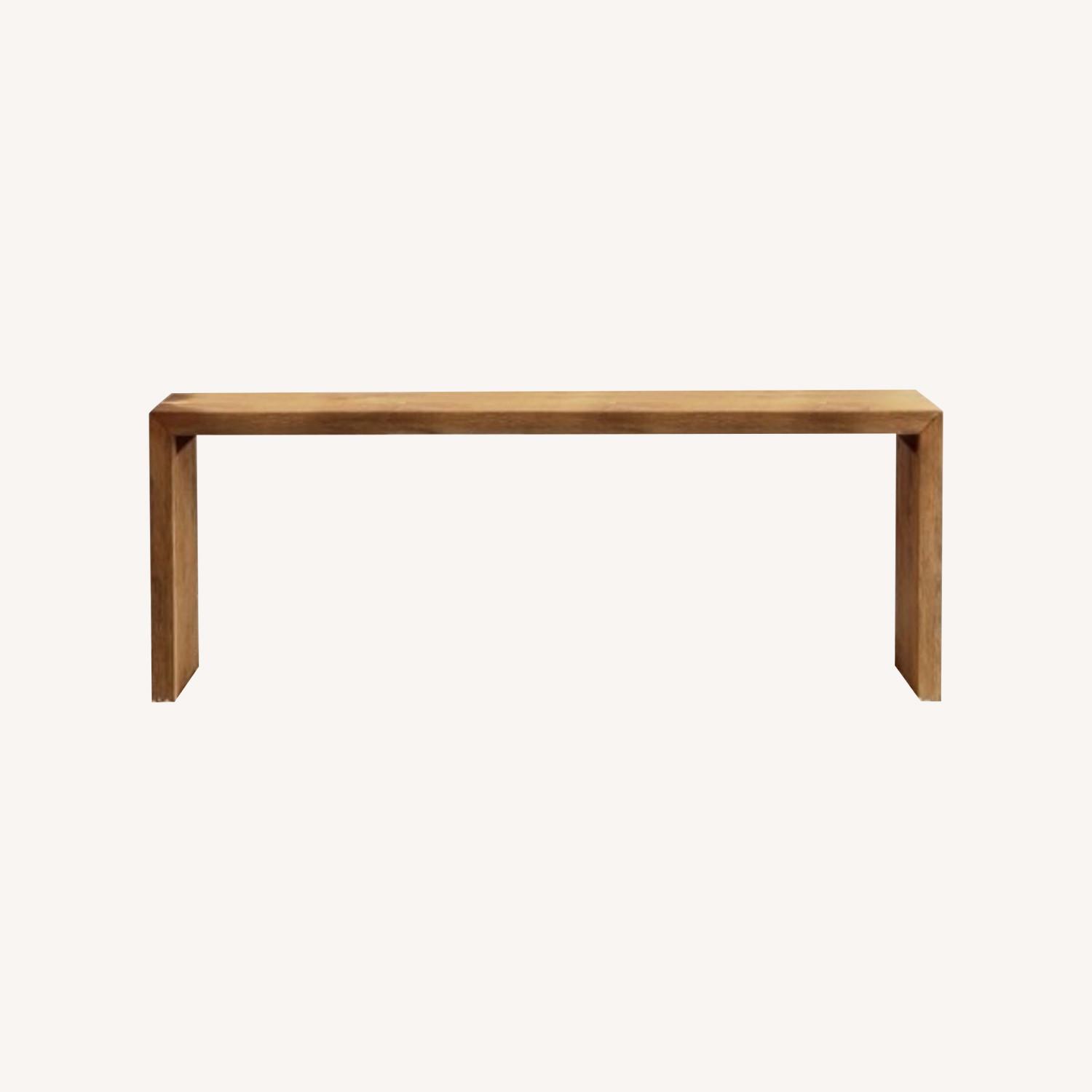 Modern Minimalist Solid Wood Entry Bench    - image-0