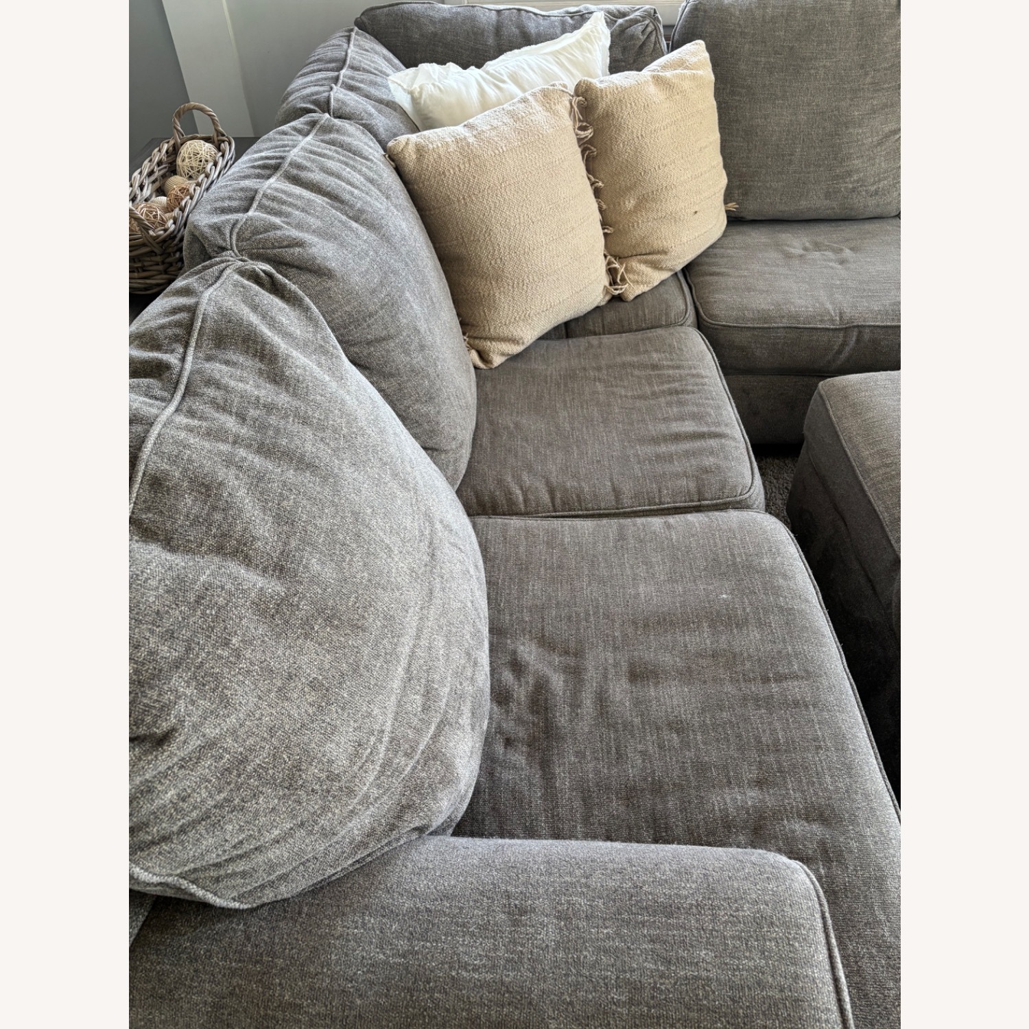 Ashley Furniture Sectional with Ottoman - image-3