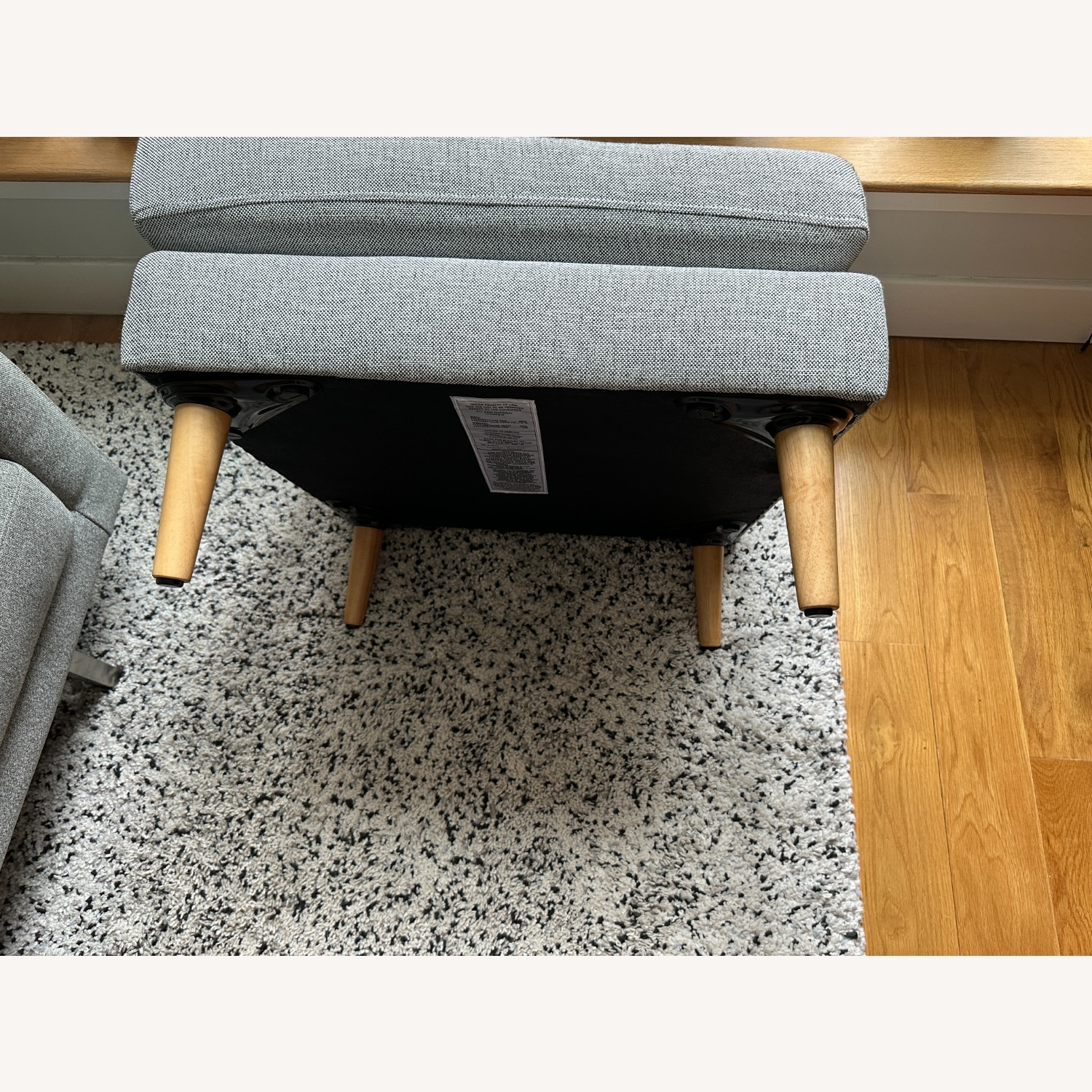 Burrow Gray Nomad Ottoman - image-10