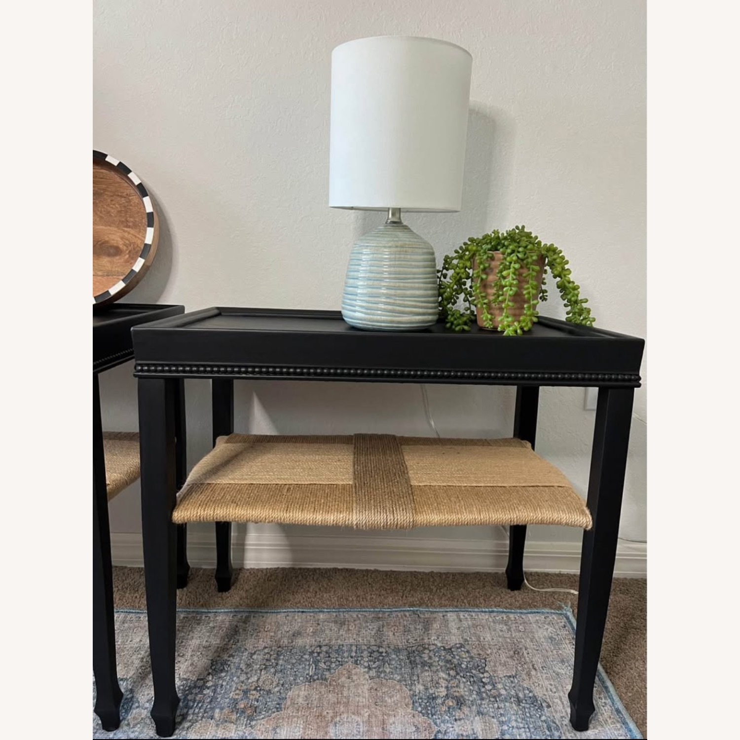 Boho Chic Black Side Tables - image-3