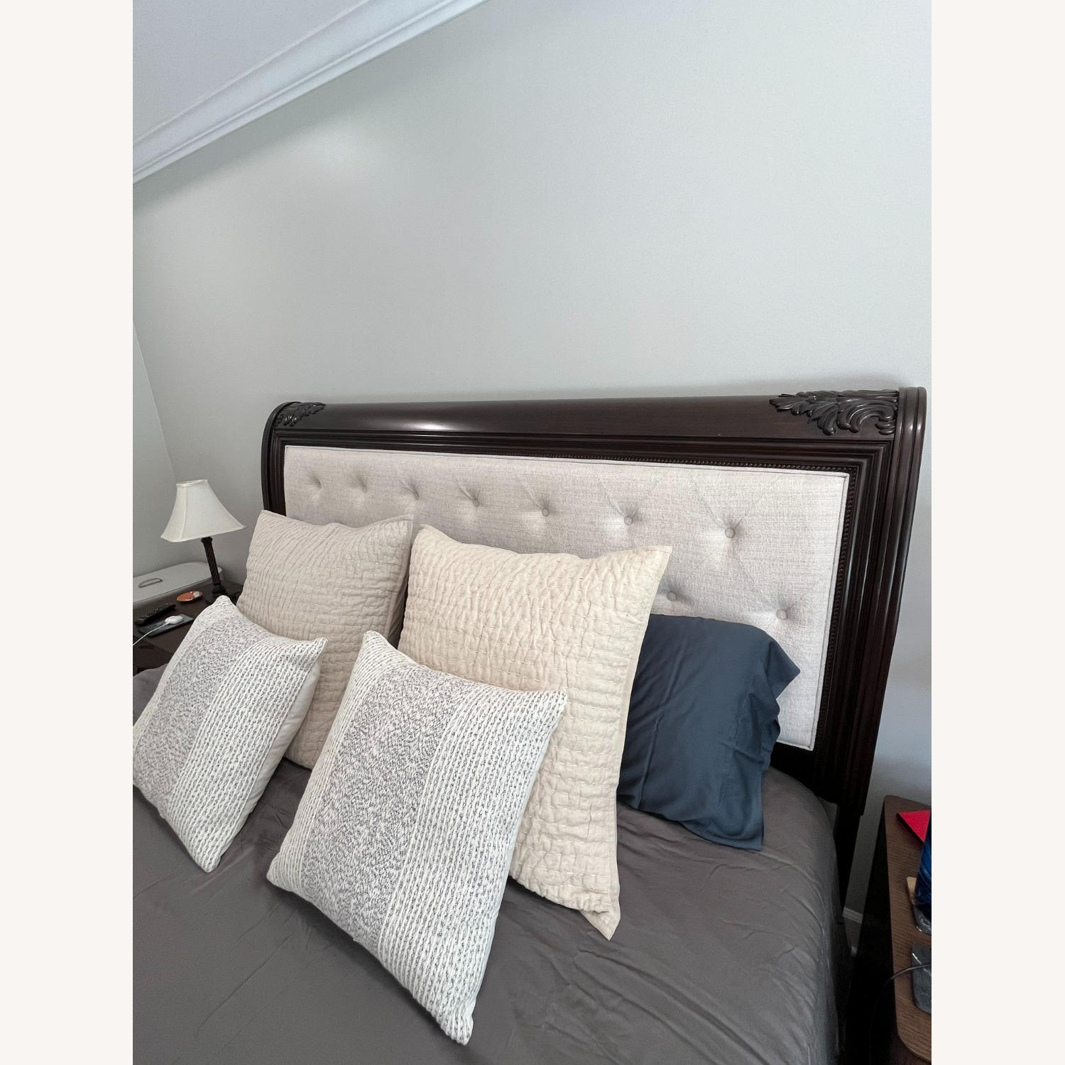 Rooms To Go King Sized Bed & Headboard - image-5