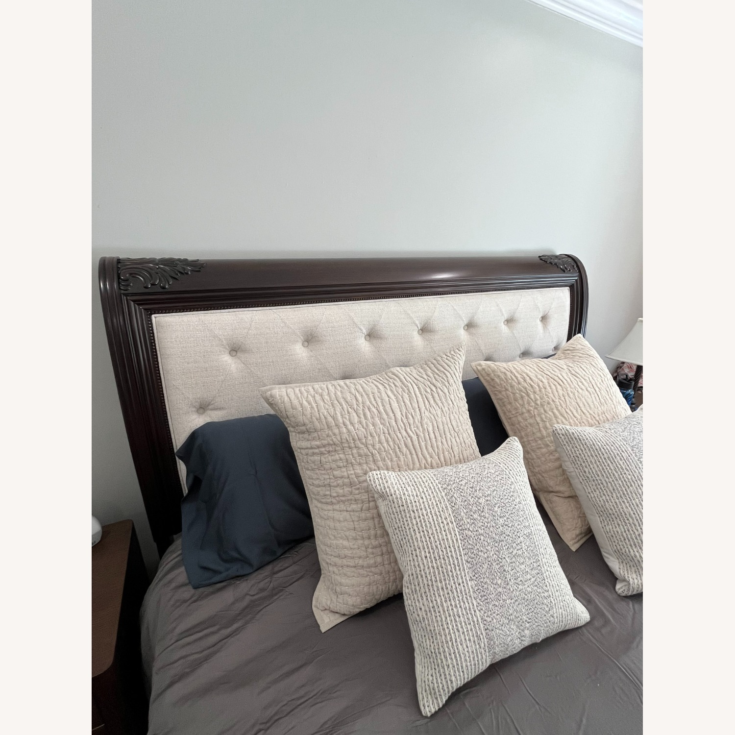 Rooms To Go King Sized Bed & Headboard - image-7