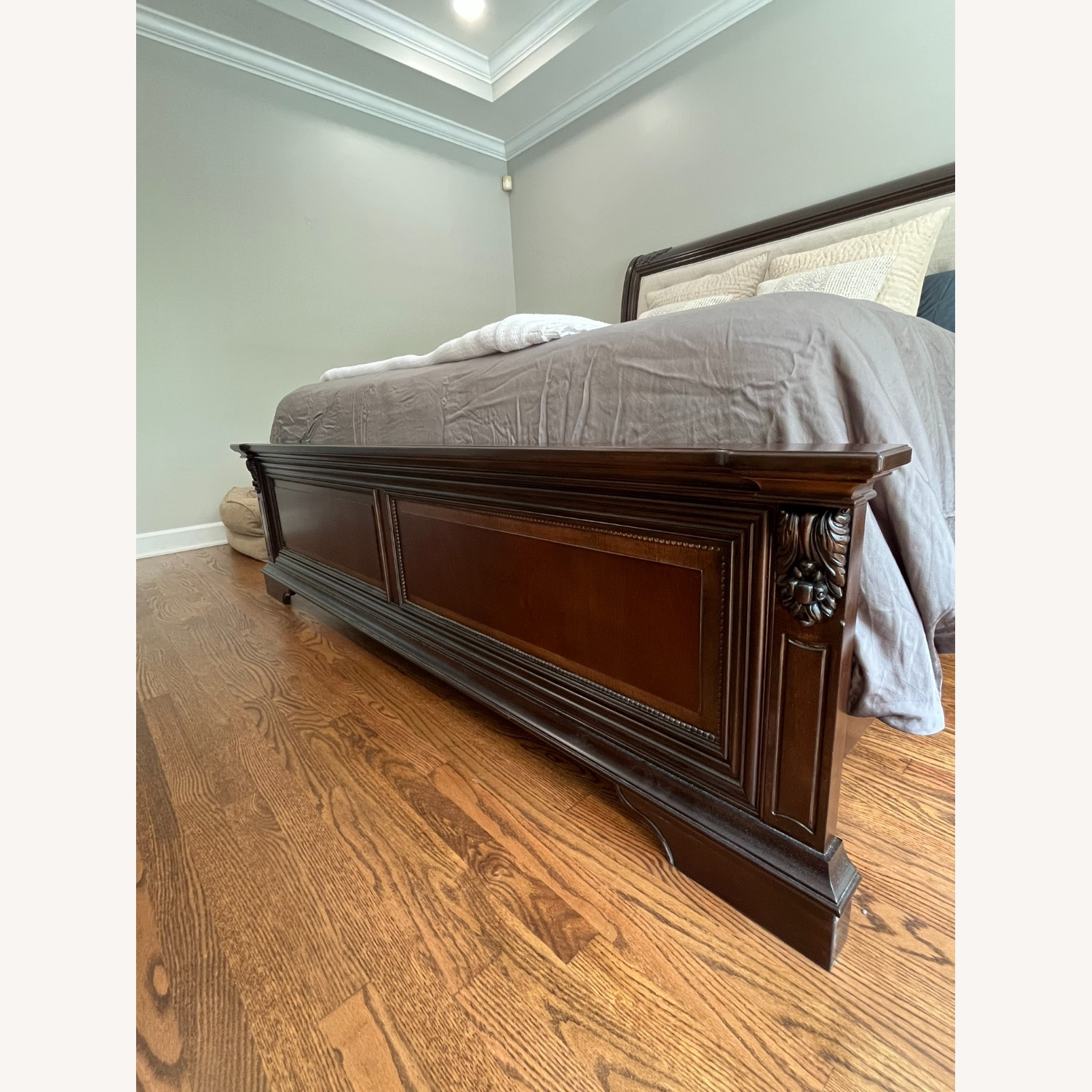 Rooms To Go King Sized Bed & Headboard - image-4