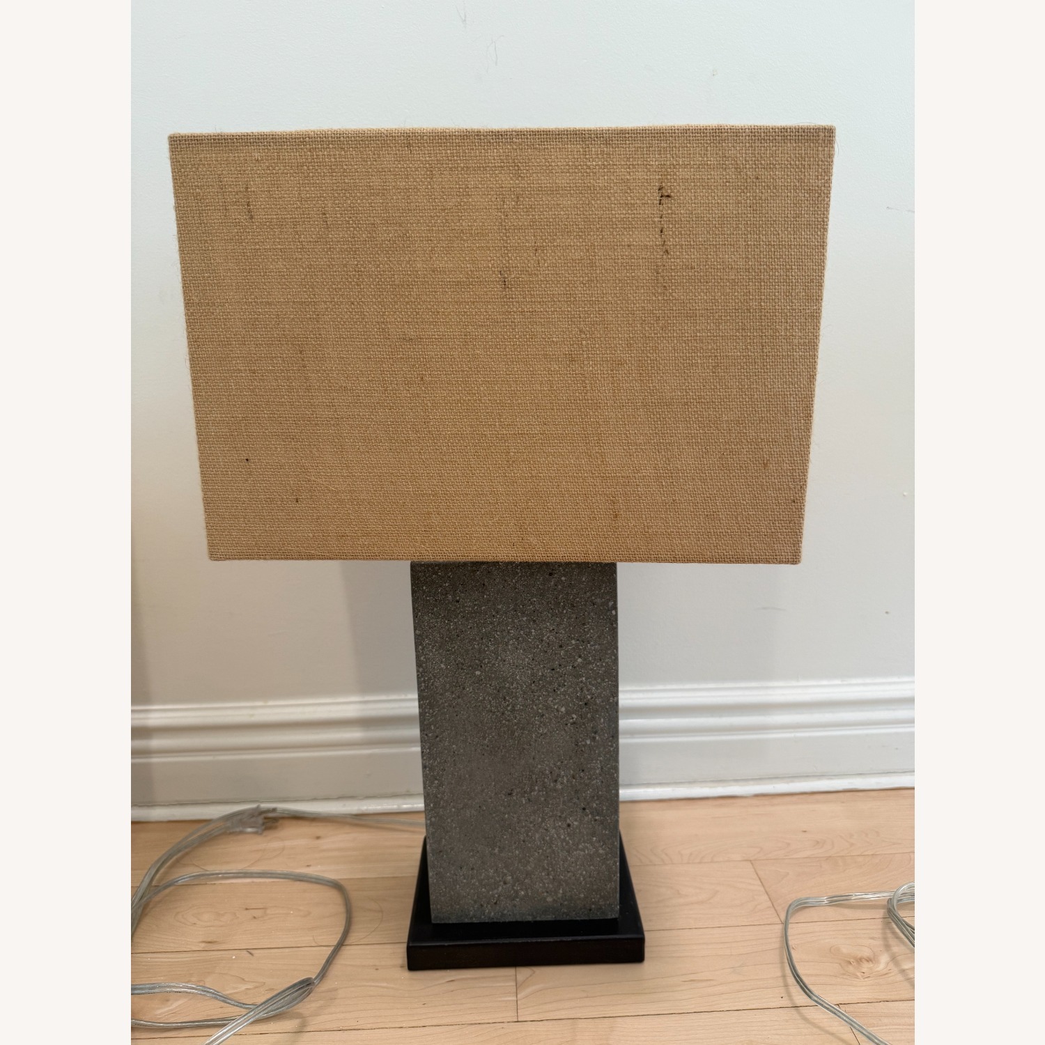 Crate & Barrel Concrete Table Lamp - image-1