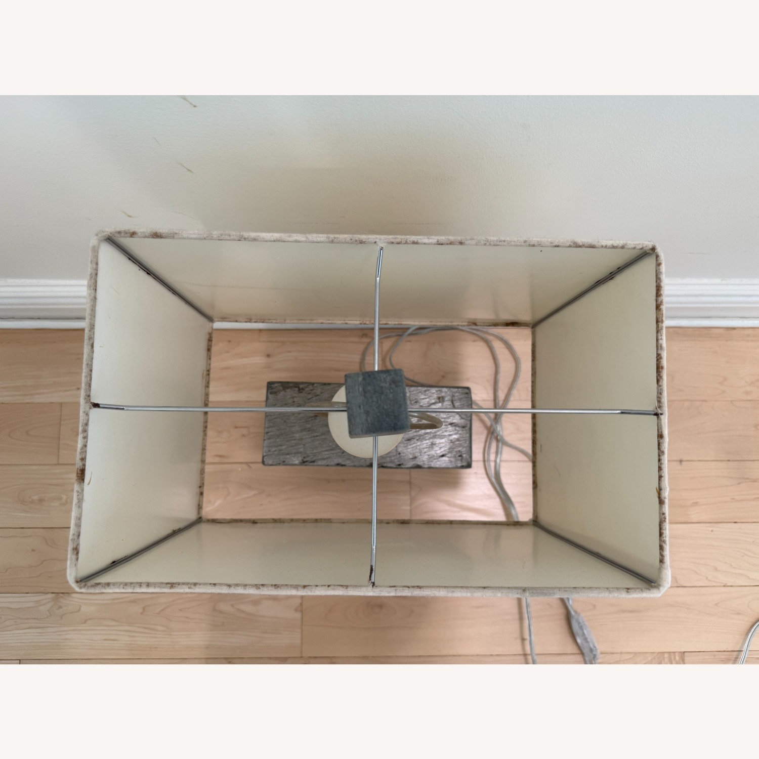 Crate & Barrel Orda Slate Table Lamp - image-4