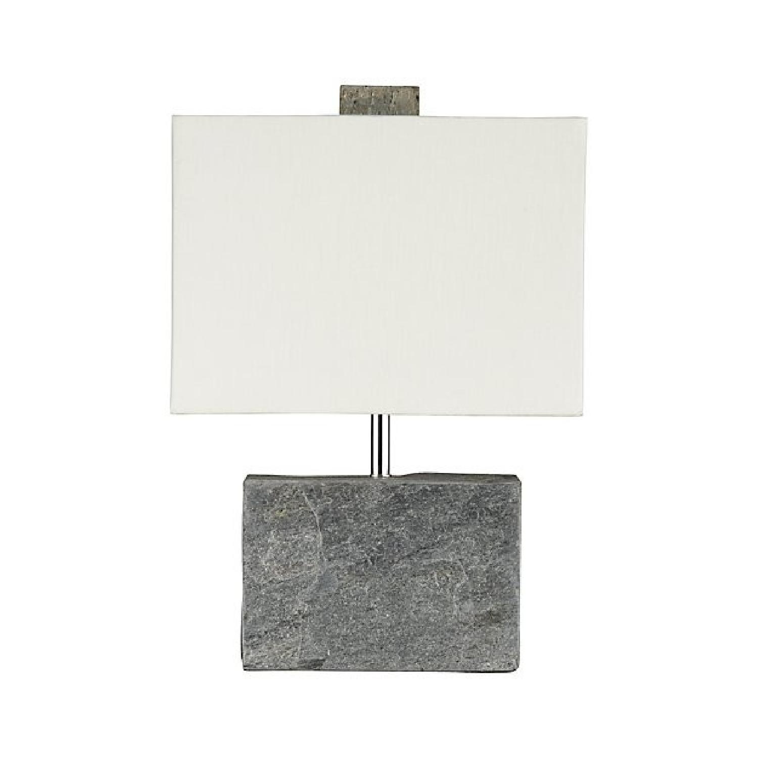 Crate & Barrel Orda Slate Table Lamp - image-6