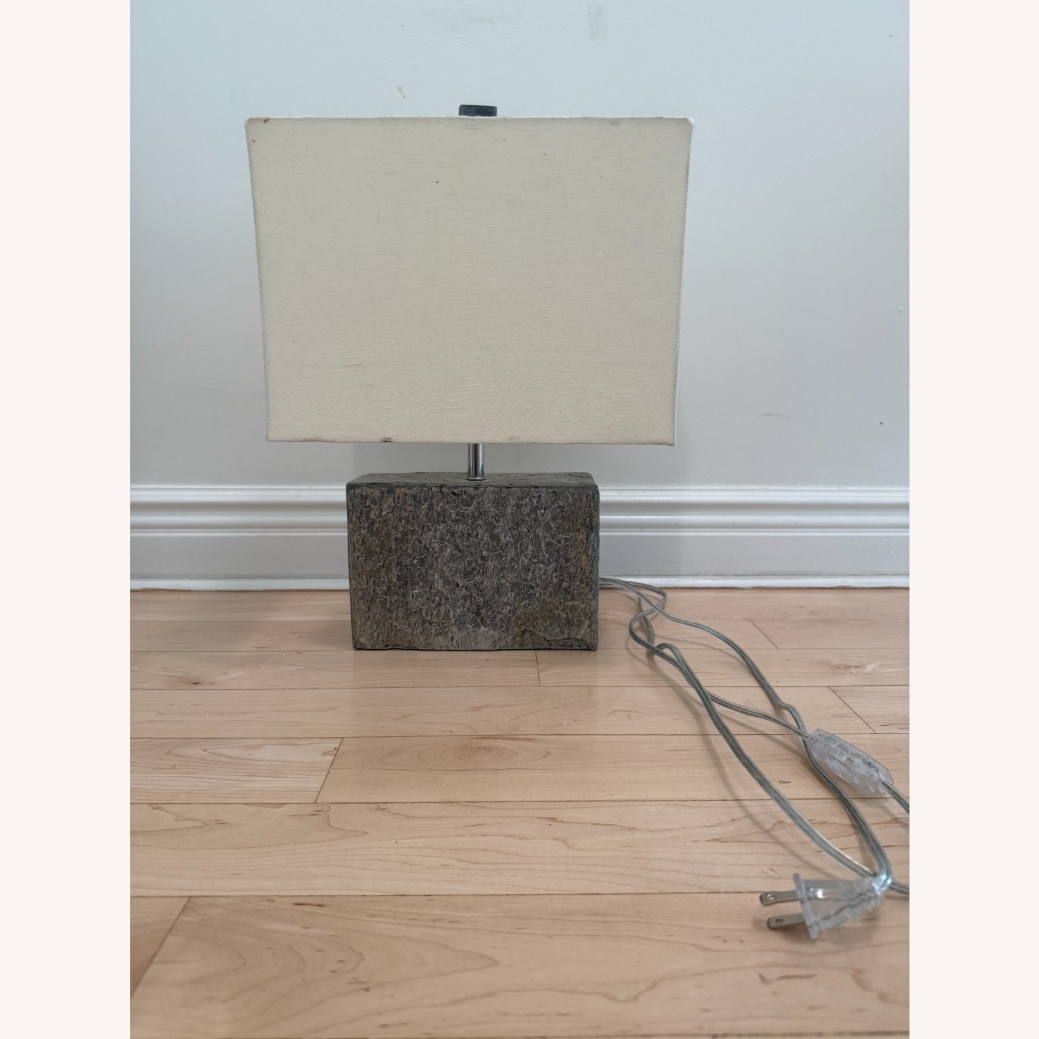 Crate & Barrel Orda Slate Table Lamp - image-1