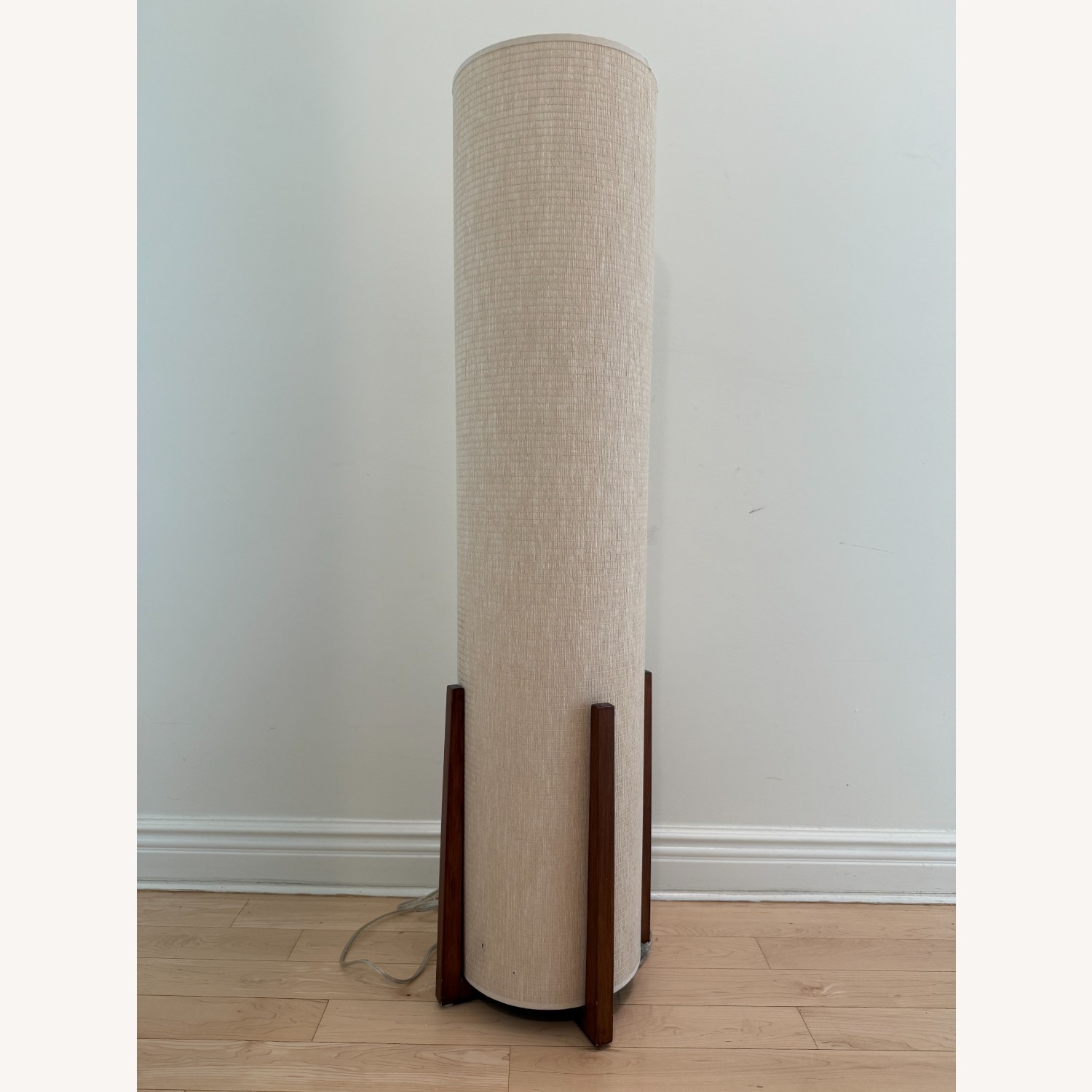 Crate & Barrel Weave Natural Floor Lamp - image-6