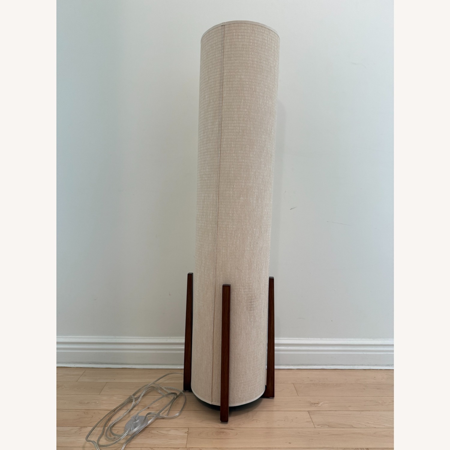 Crate & Barrel Weave Natural Floor Lamp - image-2