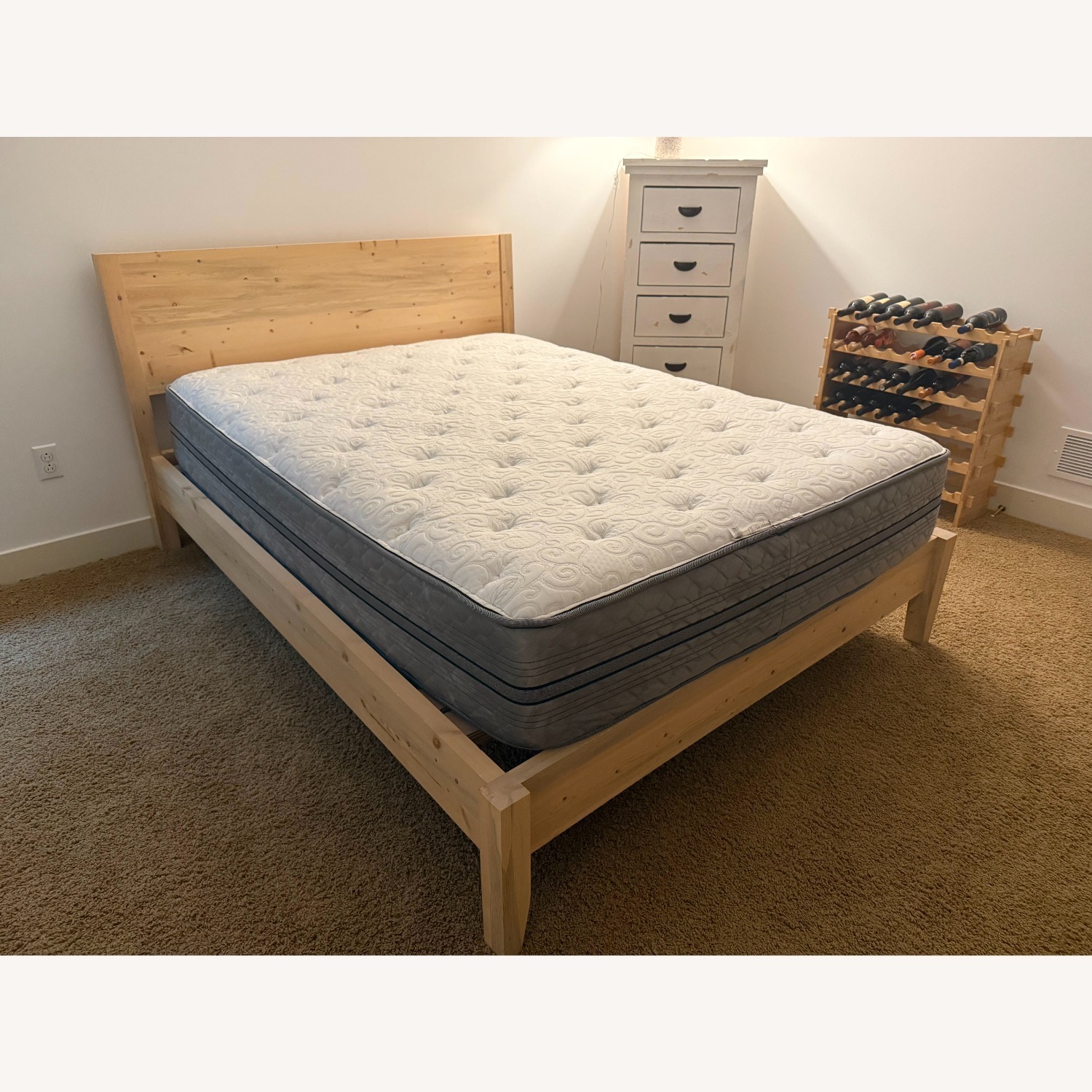 Custom Reclaimed Wood Queen Bed  - image-1