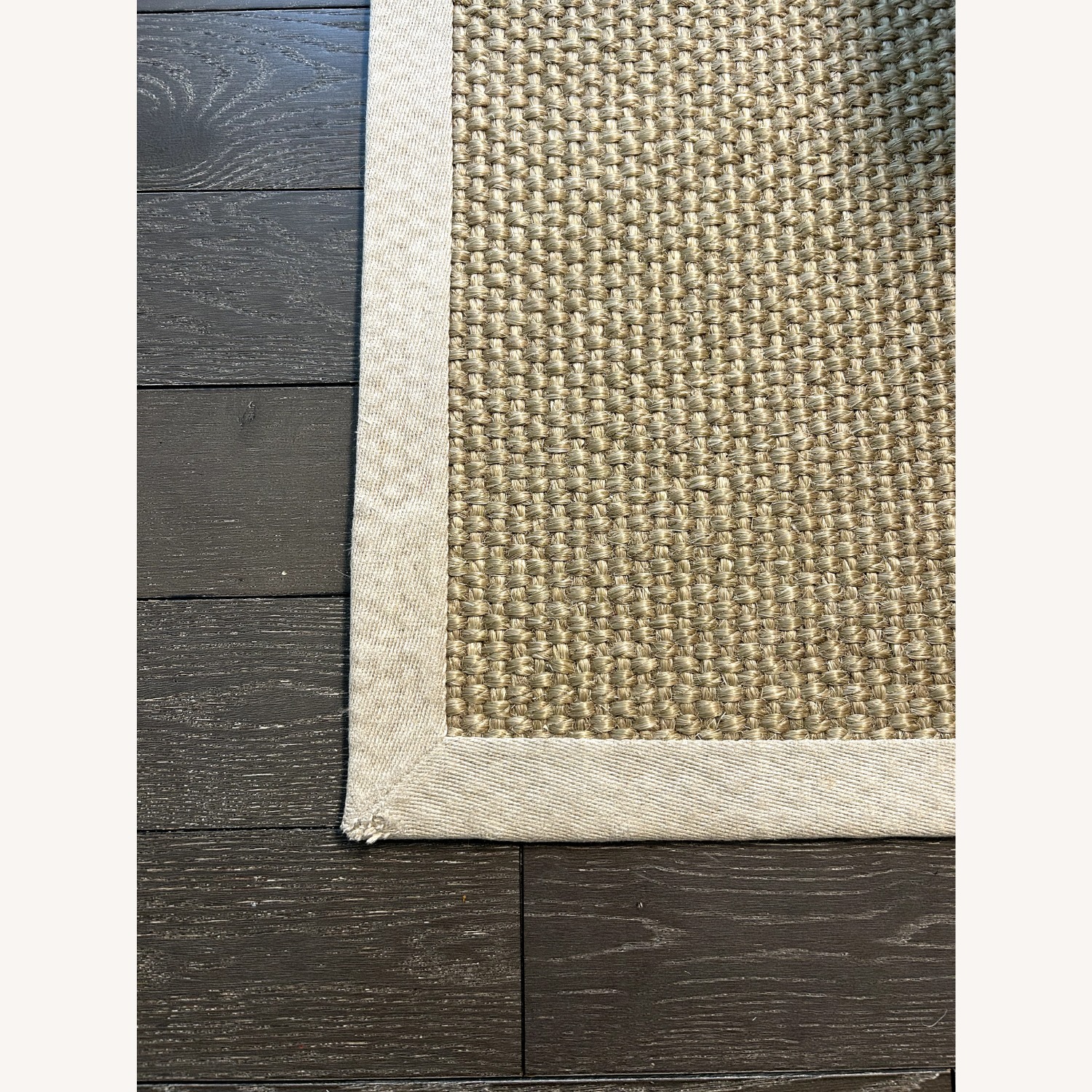 12x15 Belgian Basket Weave Sisal Rug - Linen - image-2