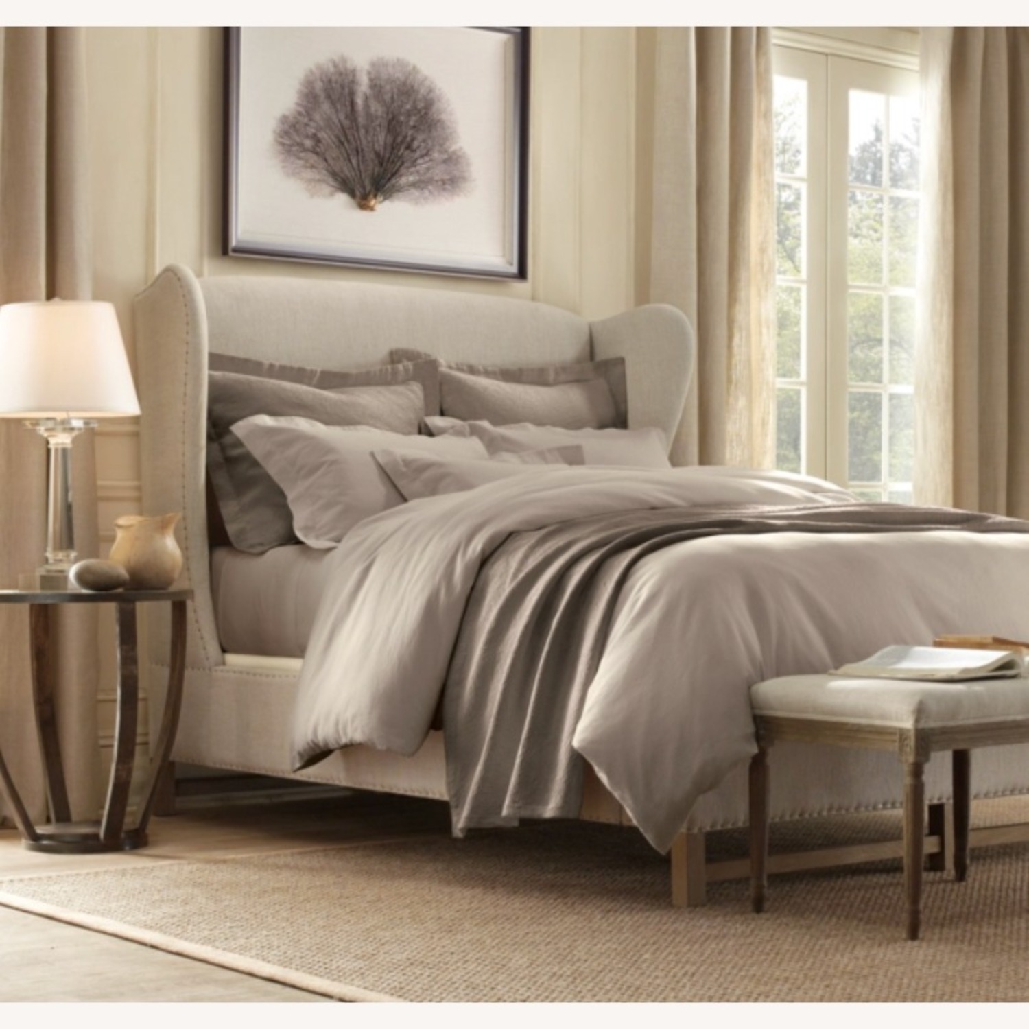 12x15 Belgian Basket Weave Sisal Rug - Linen - image-1