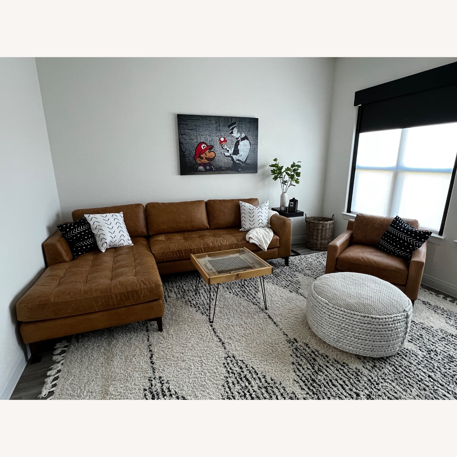 Poly & Bark Calle Left Facing Leather Sectional - image-2