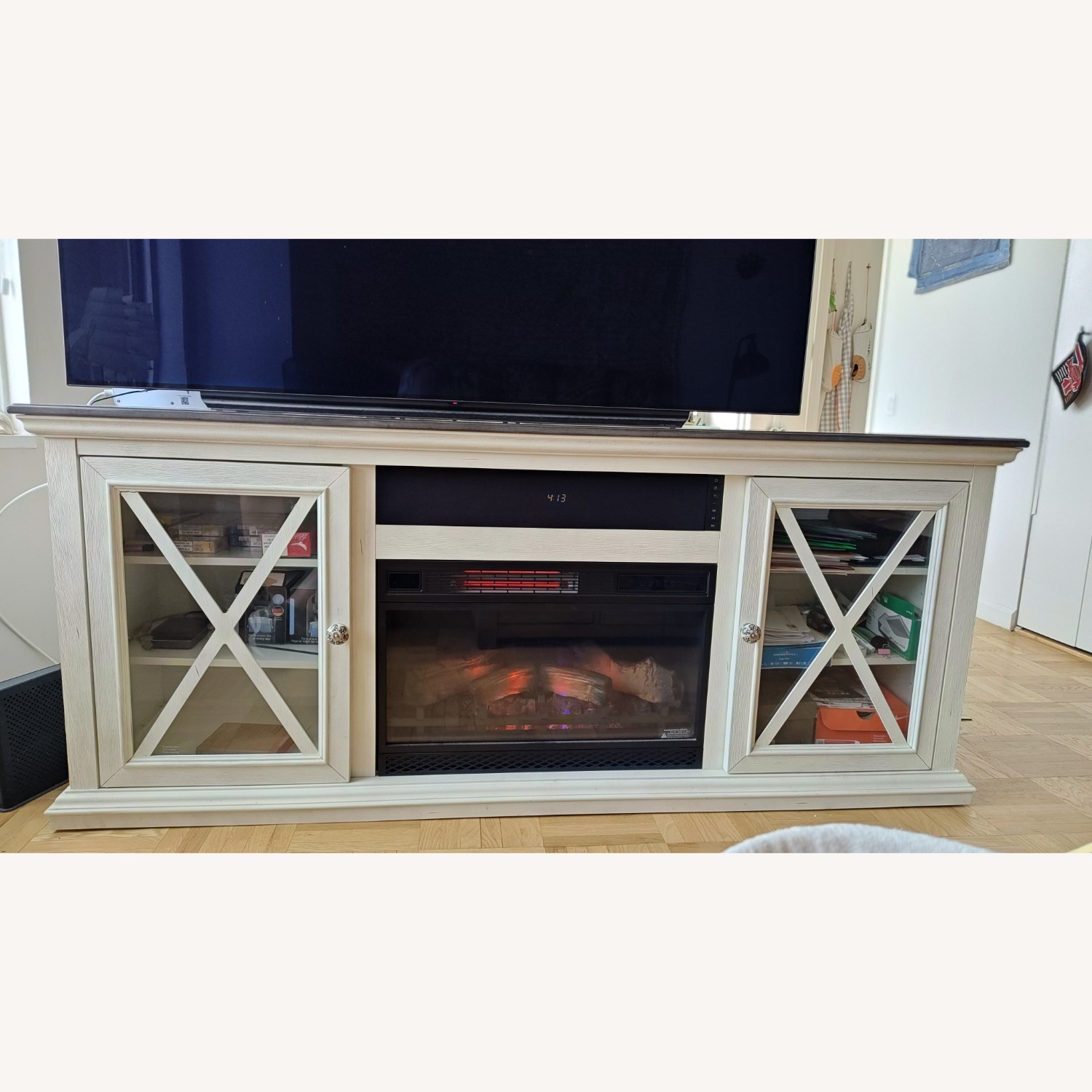 Hadley 72" Media Console W Speakers - image-1