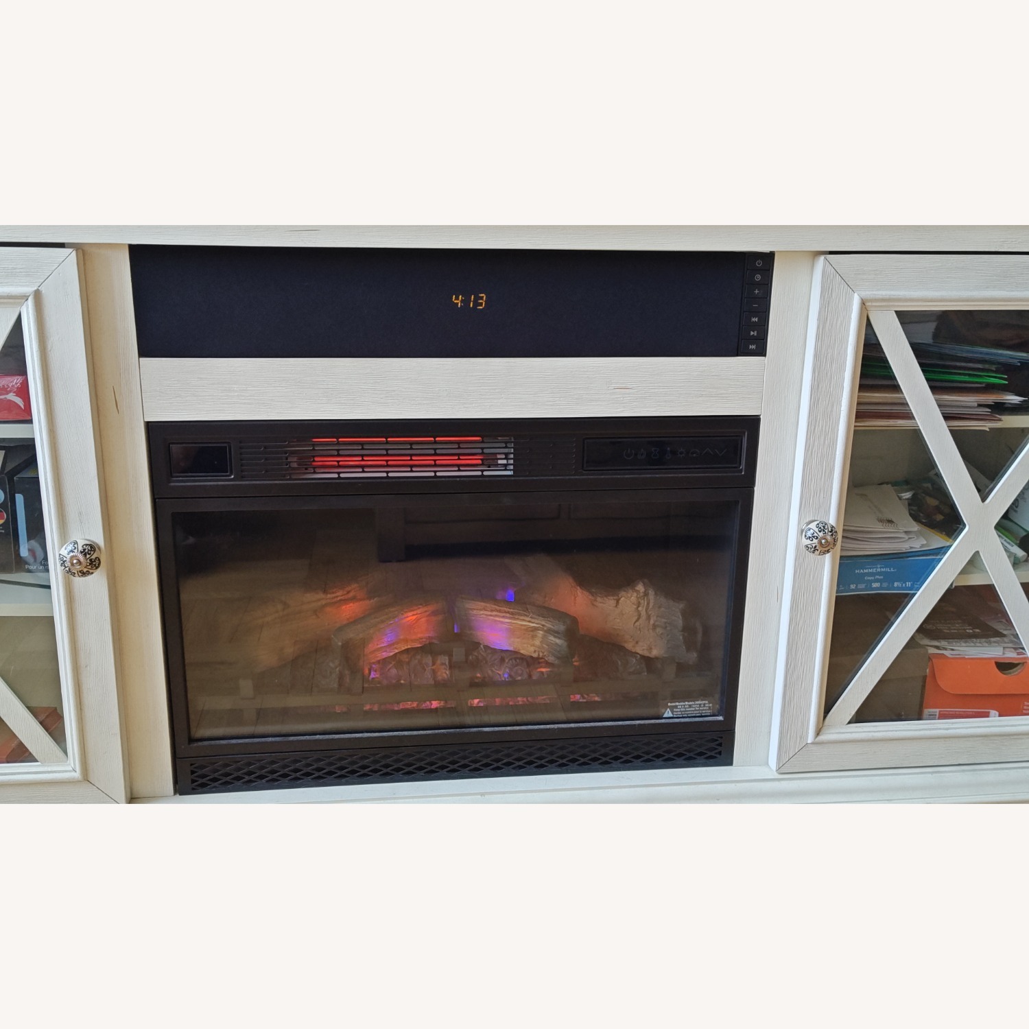 Hadley 72" Media Console W Speakers - image-2