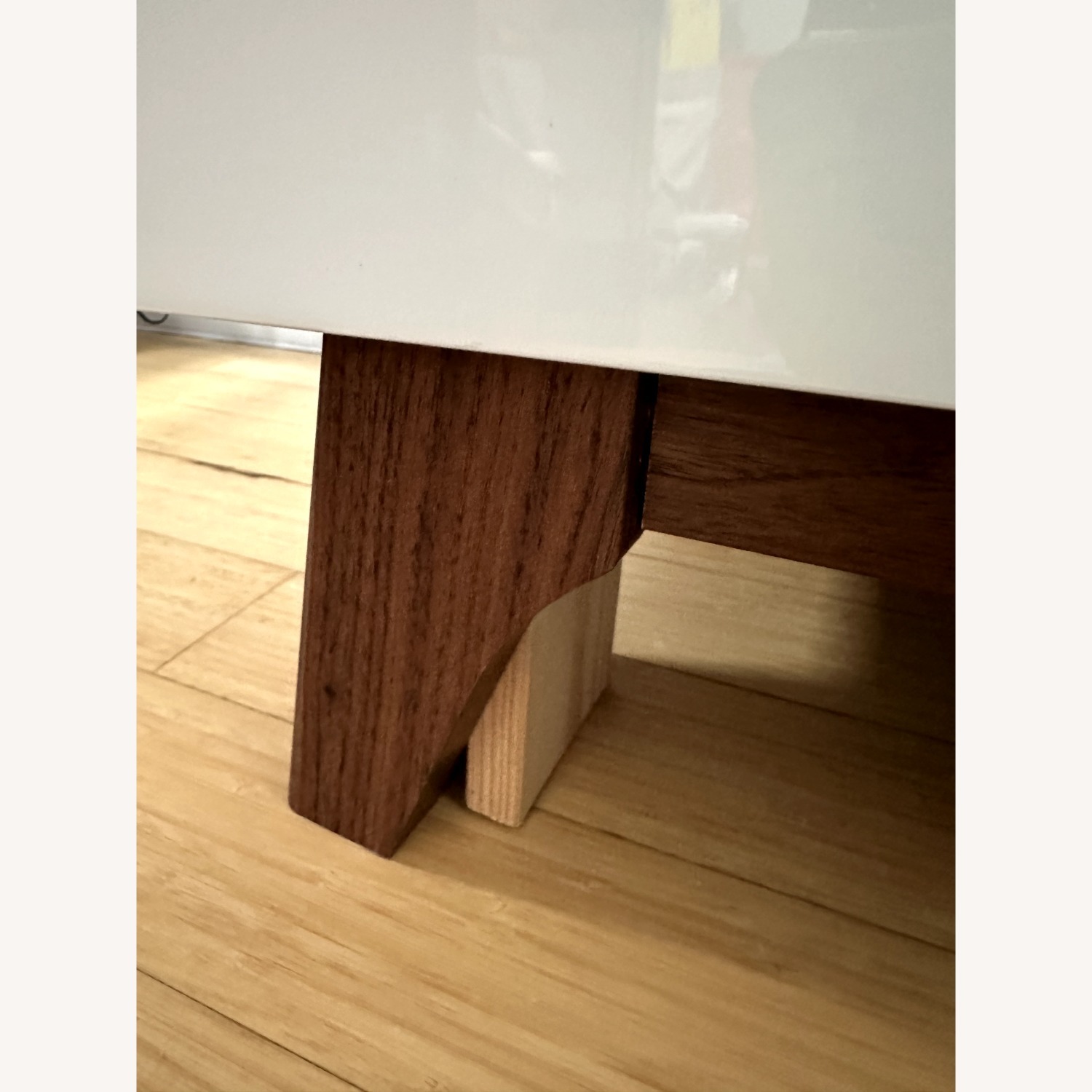 Modern White Walnut Wardrobe - image-5