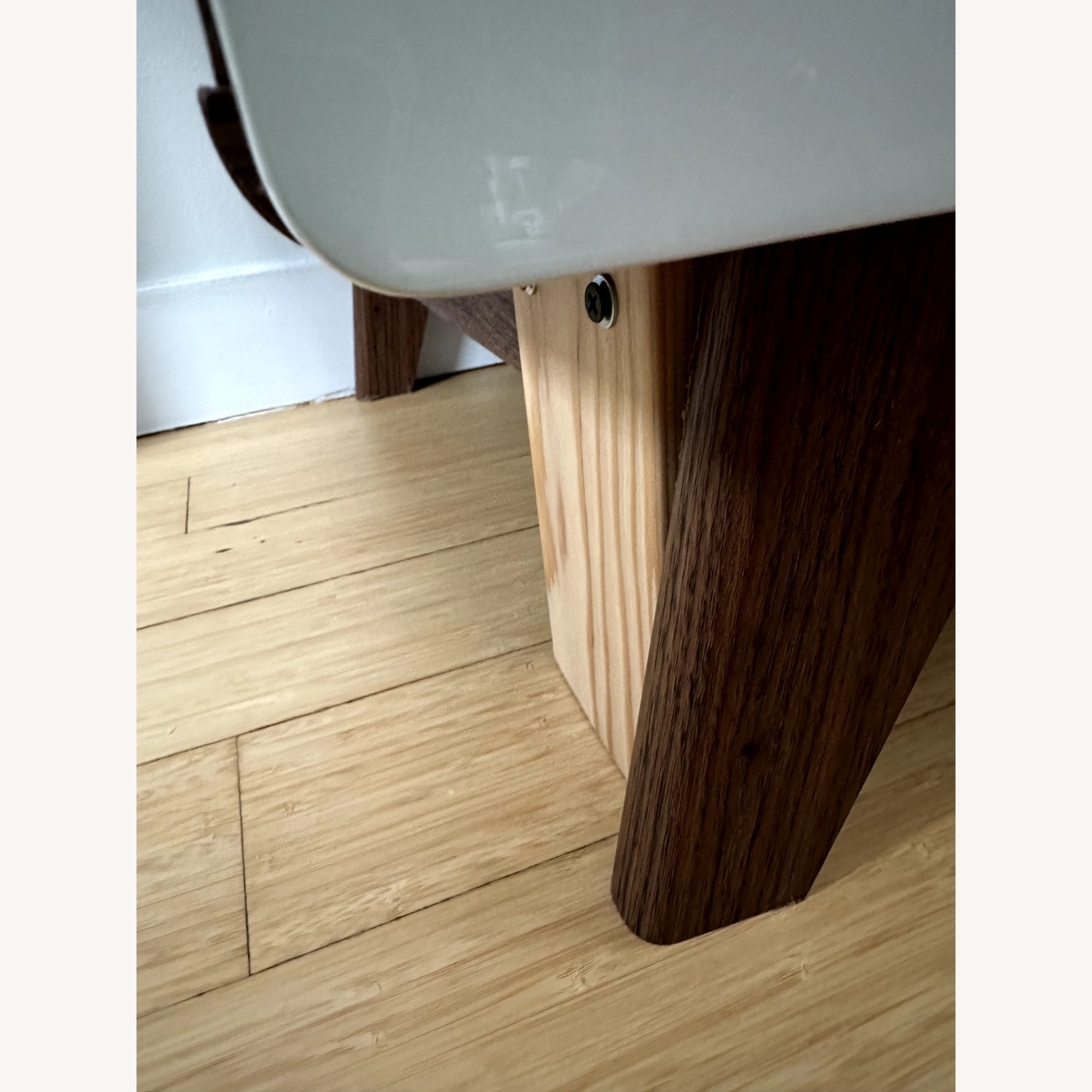 Modern White Walnut Wardrobe - image-4