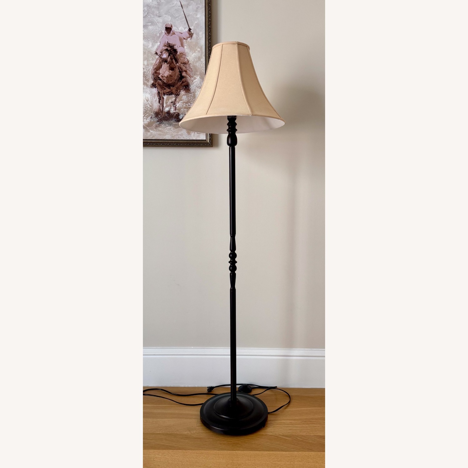 Antiqued Bronze Standing Lamp - image-1