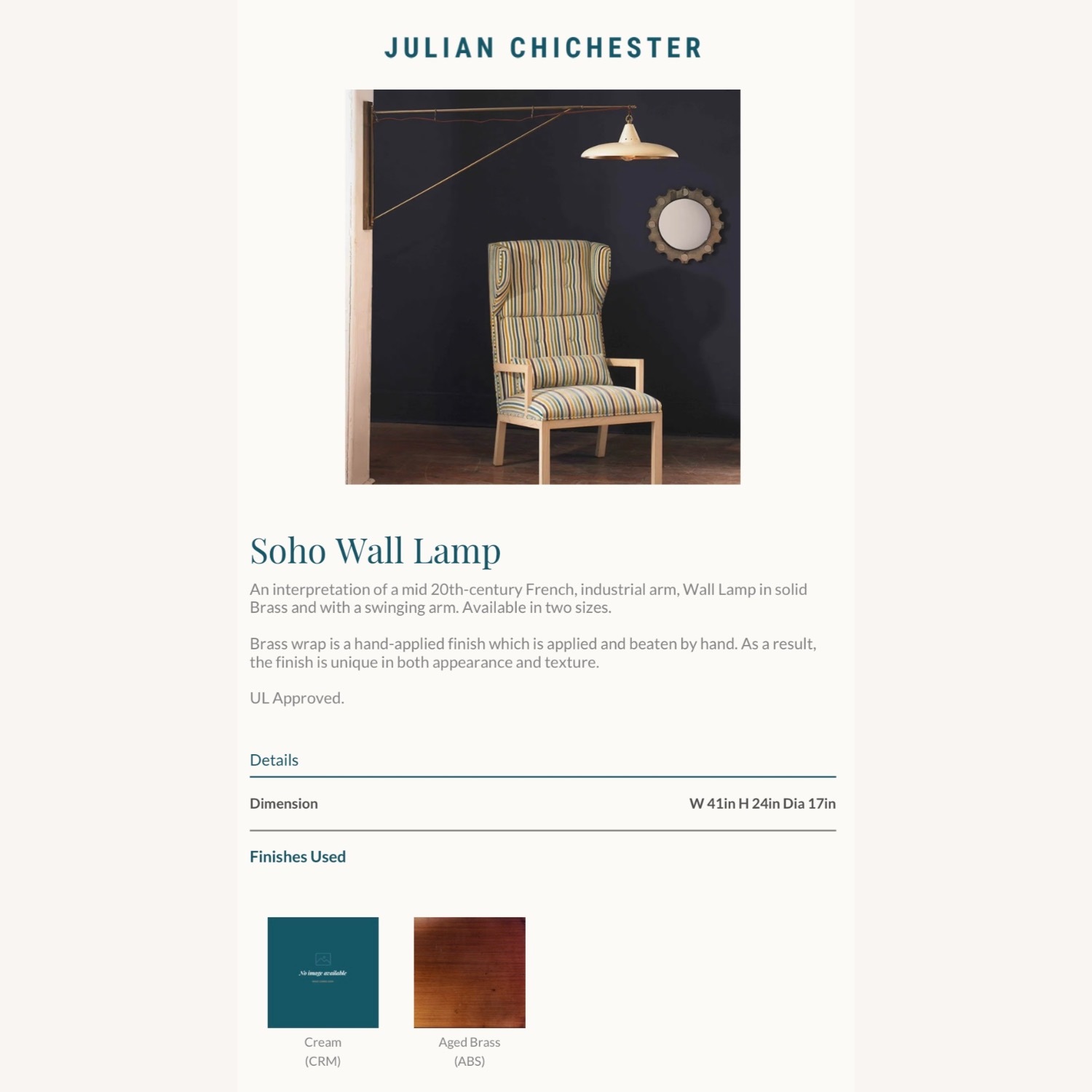 Designer Wall Lamp - image-3