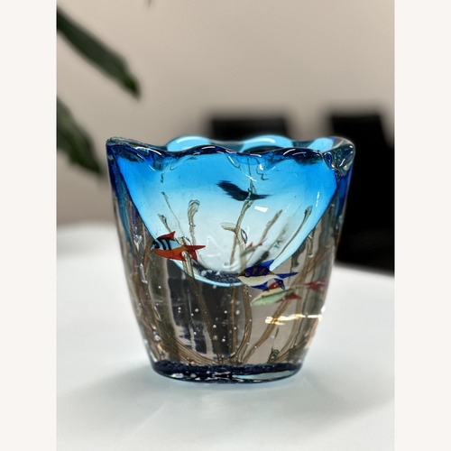 Used Murano Acquarium Small Vase for sale on AptDeco