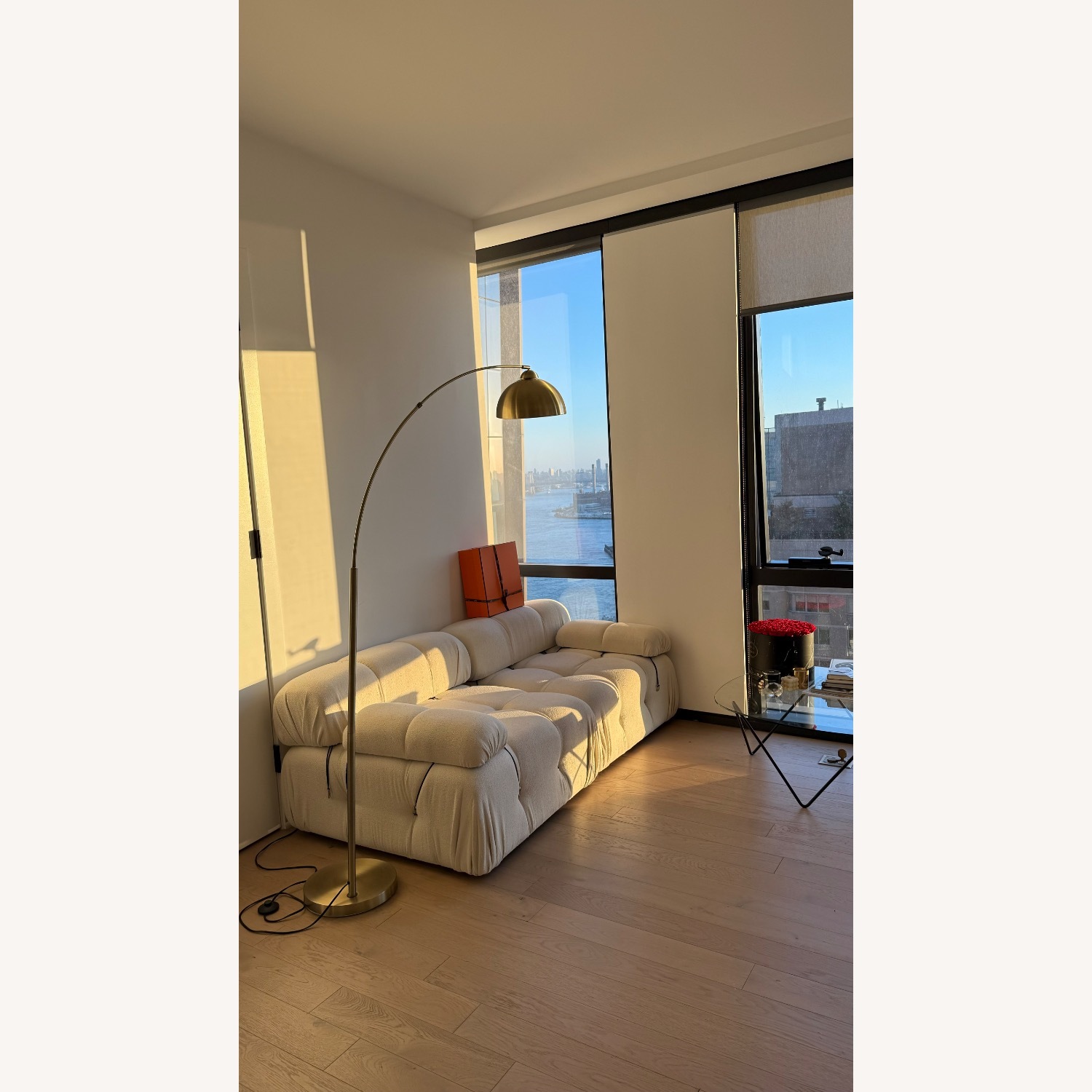 Teddy Velvet Loveseat Sofa Couch - image-5