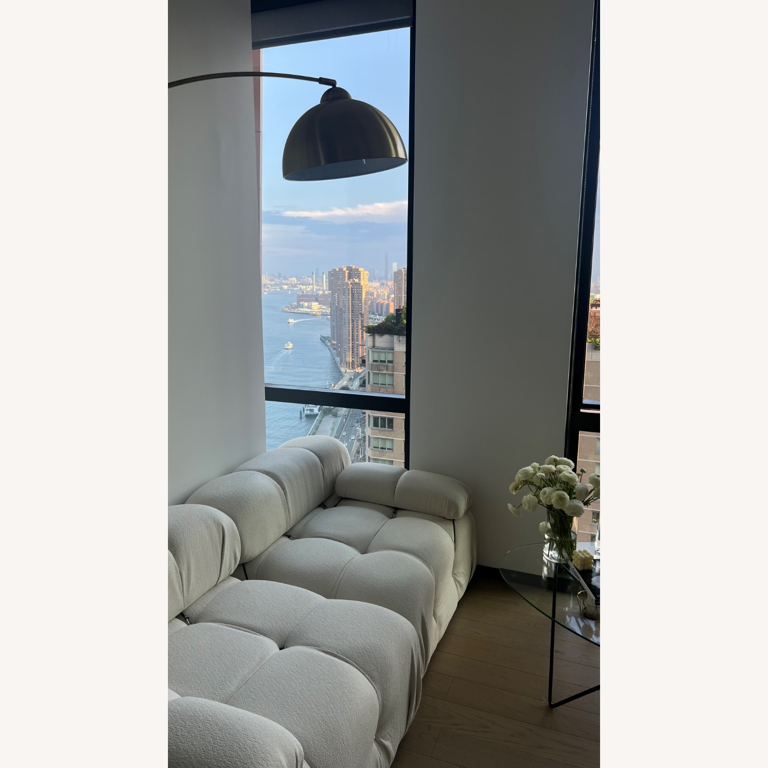 Teddy Velvet Loveseat Sofa Couch - image-4