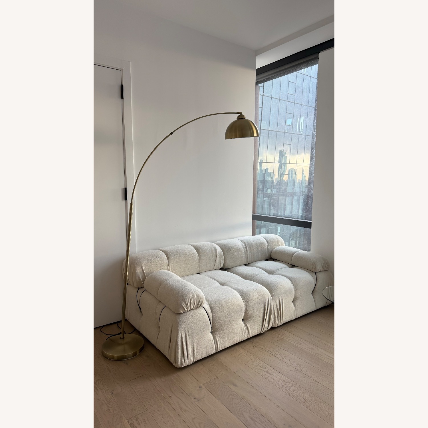 Teddy Velvet Loveseat Sofa Couch - image-3