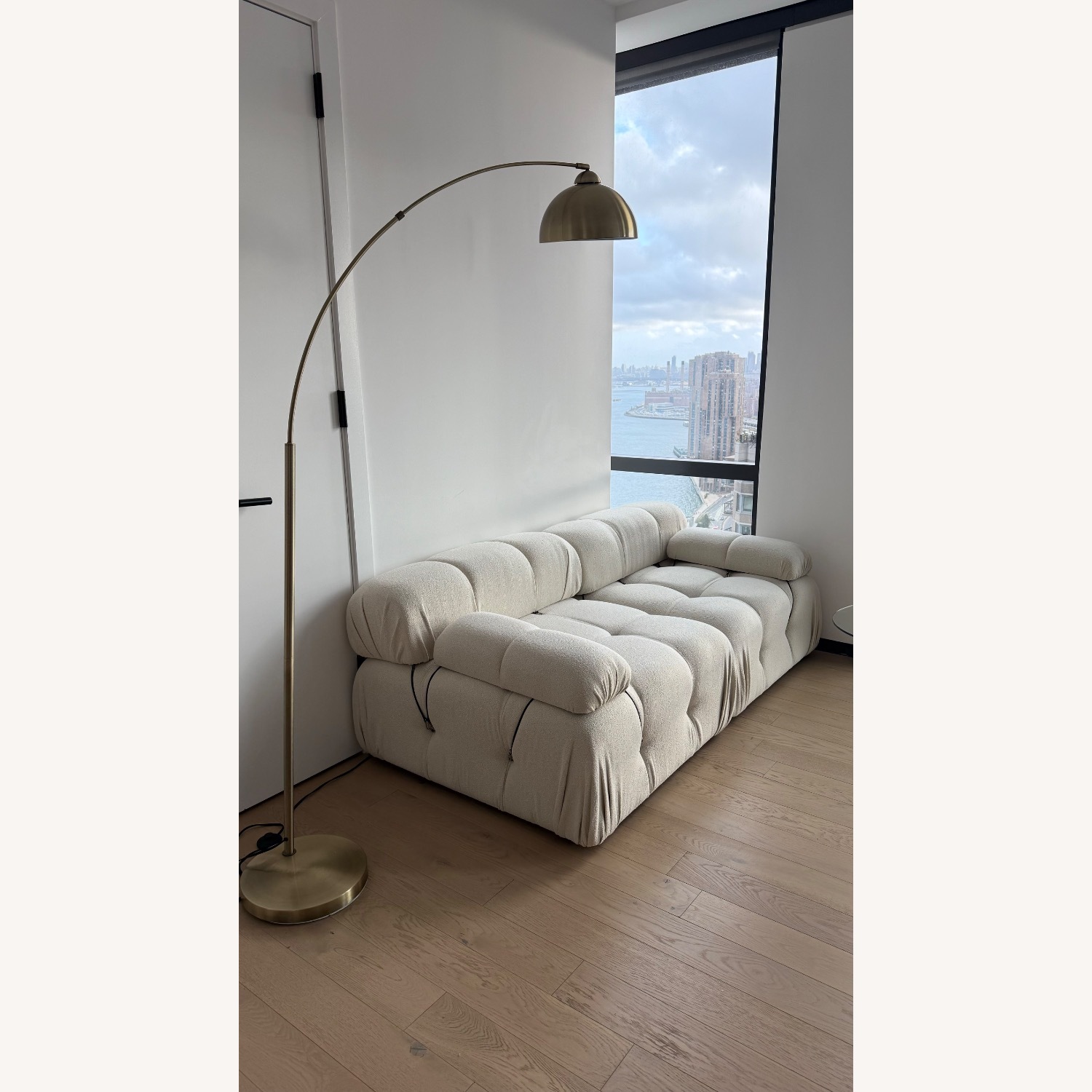 Teddy Velvet Loveseat Sofa Couch - image-2