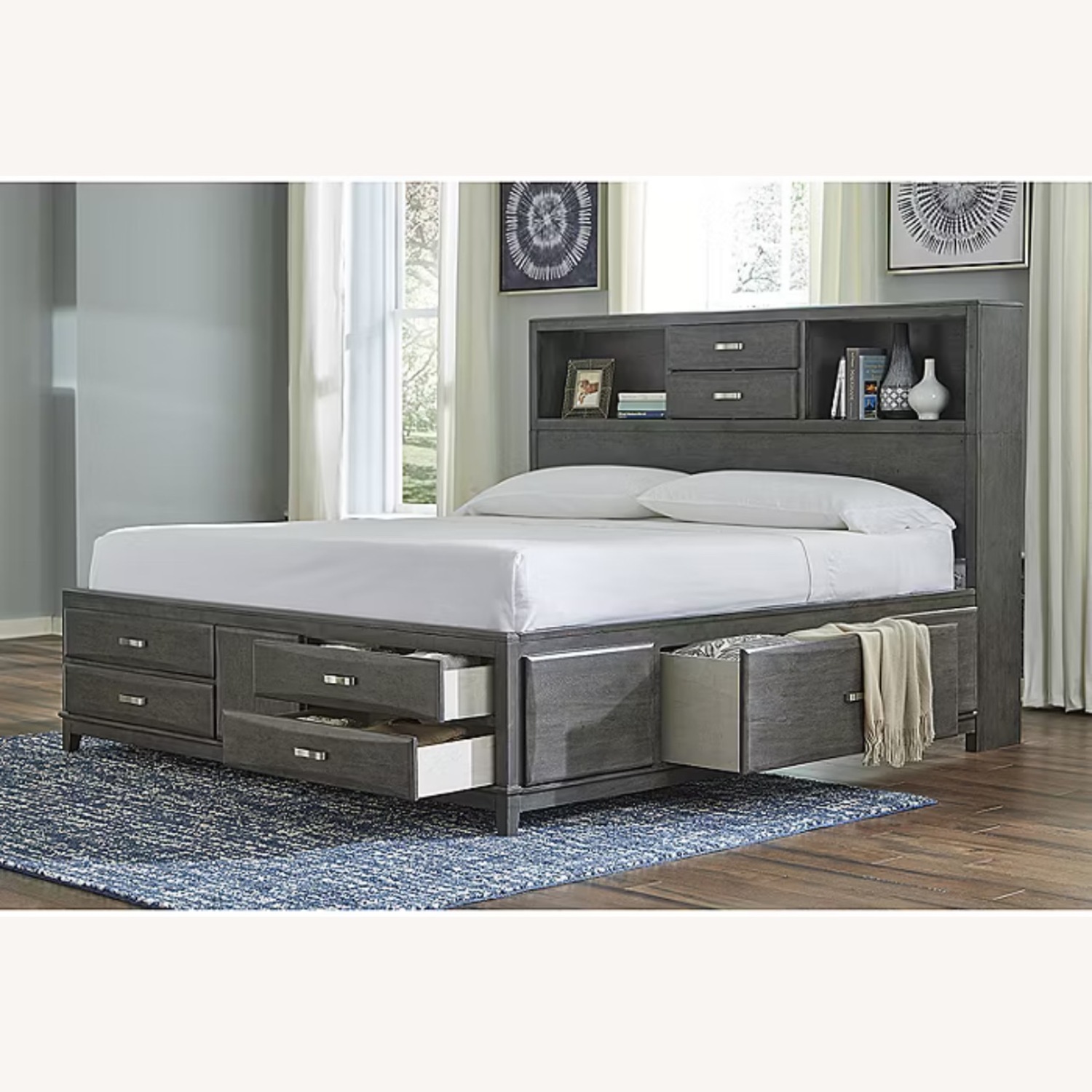 Caitir Bedroom Collection 8-Drawer Storage Bed - image-2