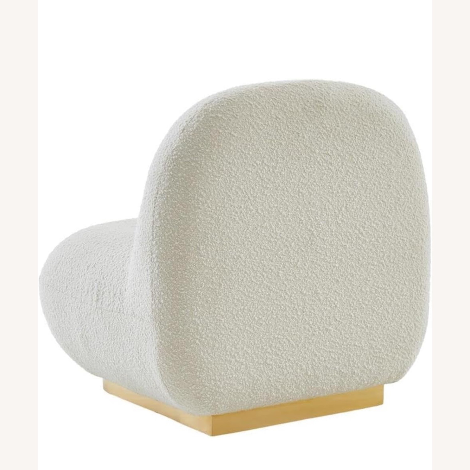 Boucle Chair with Gold Metal - image-11