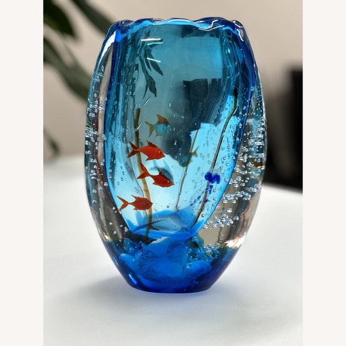 Used Murano Acquarium Large Vase for sale on AptDeco