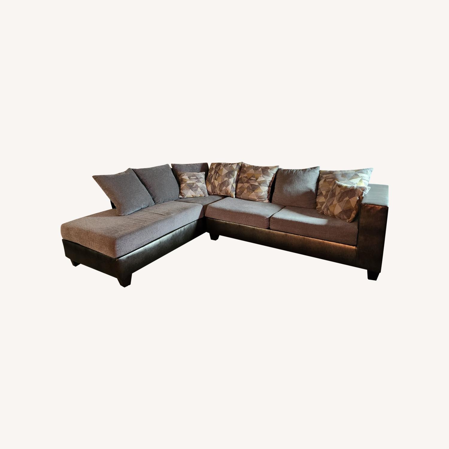 Ashley Furniture Light Brown Sectional Sofa - image-0