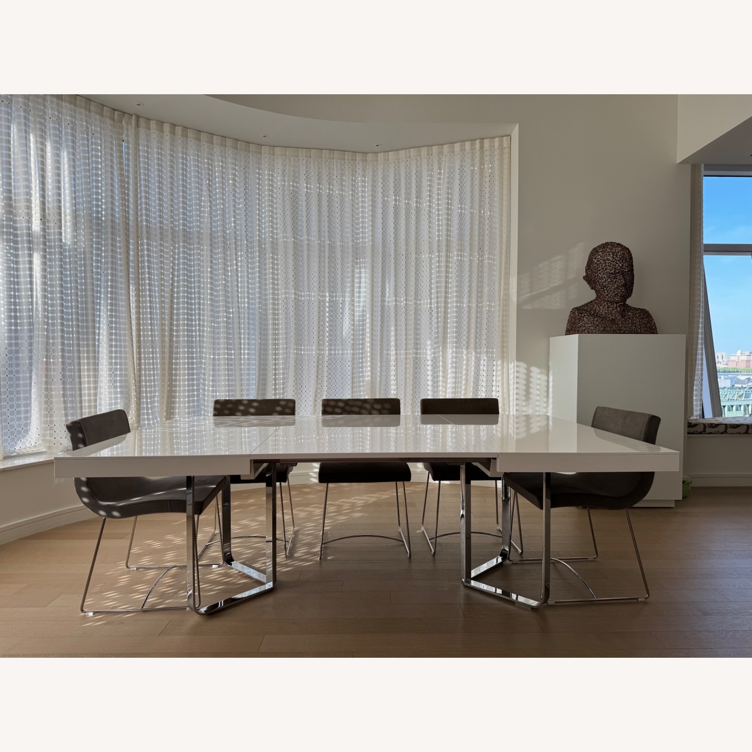 Ligne Roset French Contemporary Dining Table Set - image-3