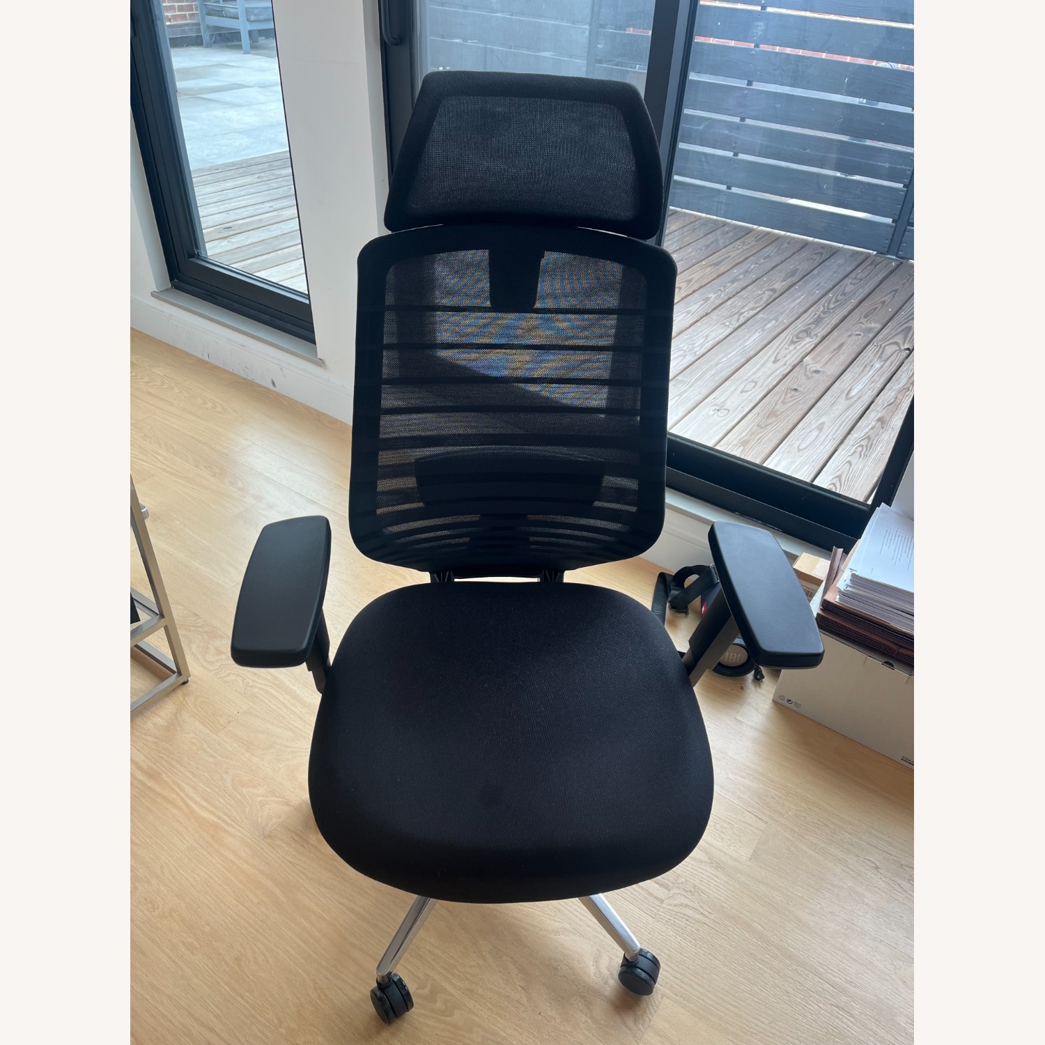 Black Ergonomic Office Chair - image-1
