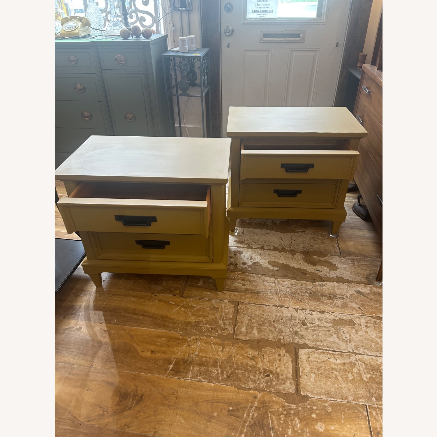 American Furniture Gold Nightstands - image-3