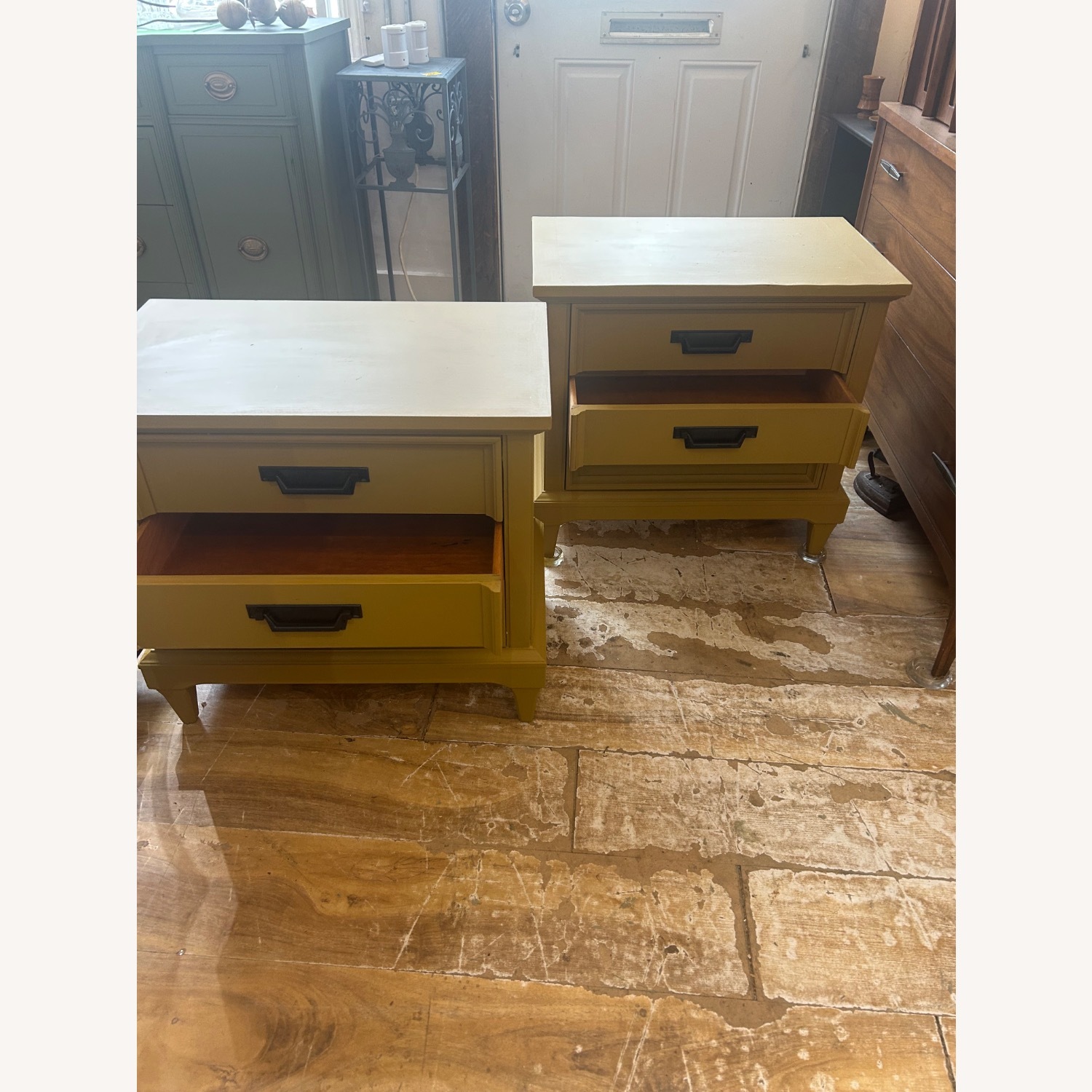 American Furniture Gold Nightstands - image-2