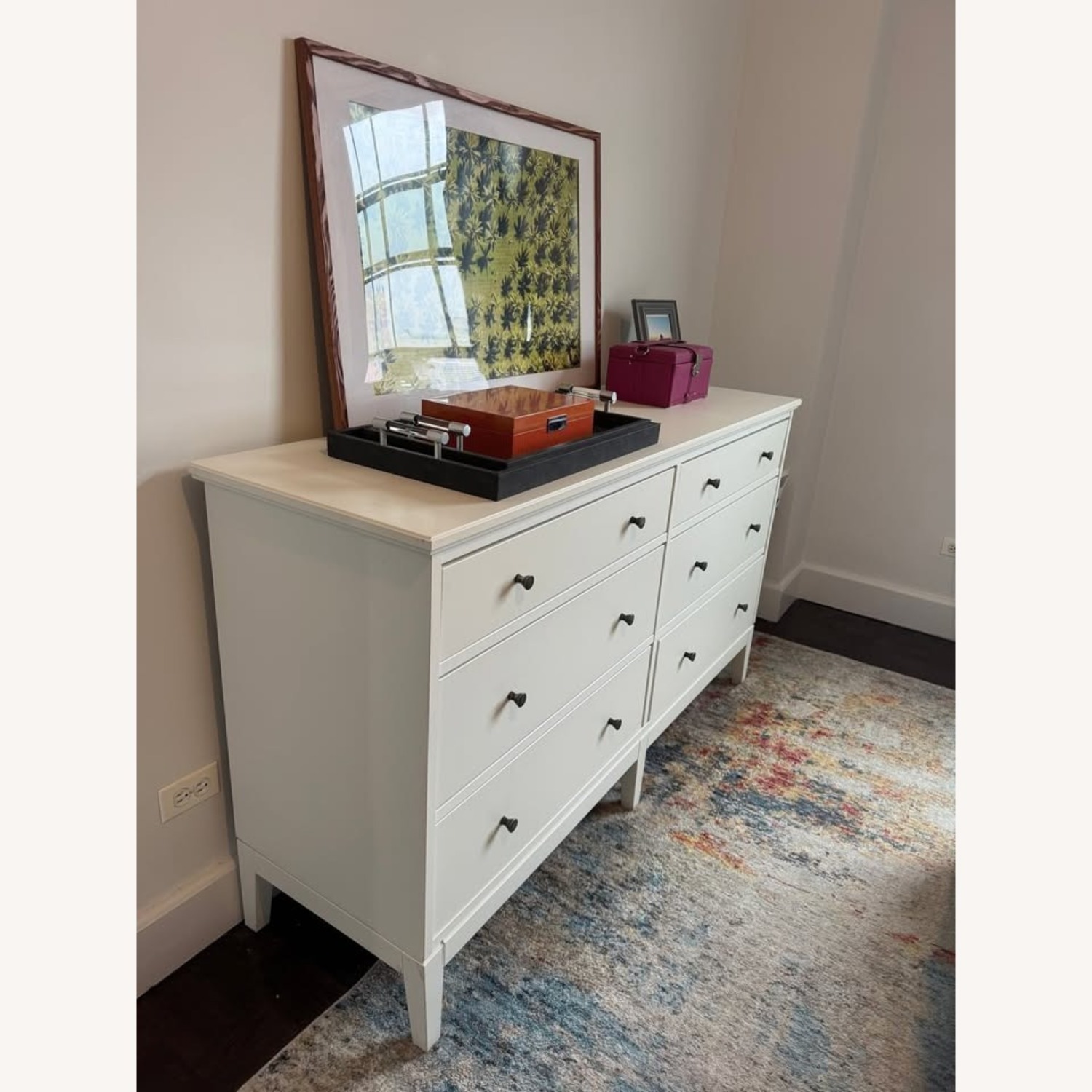  IKEA IDANÄS 6-Drawer White Dresser - image-2