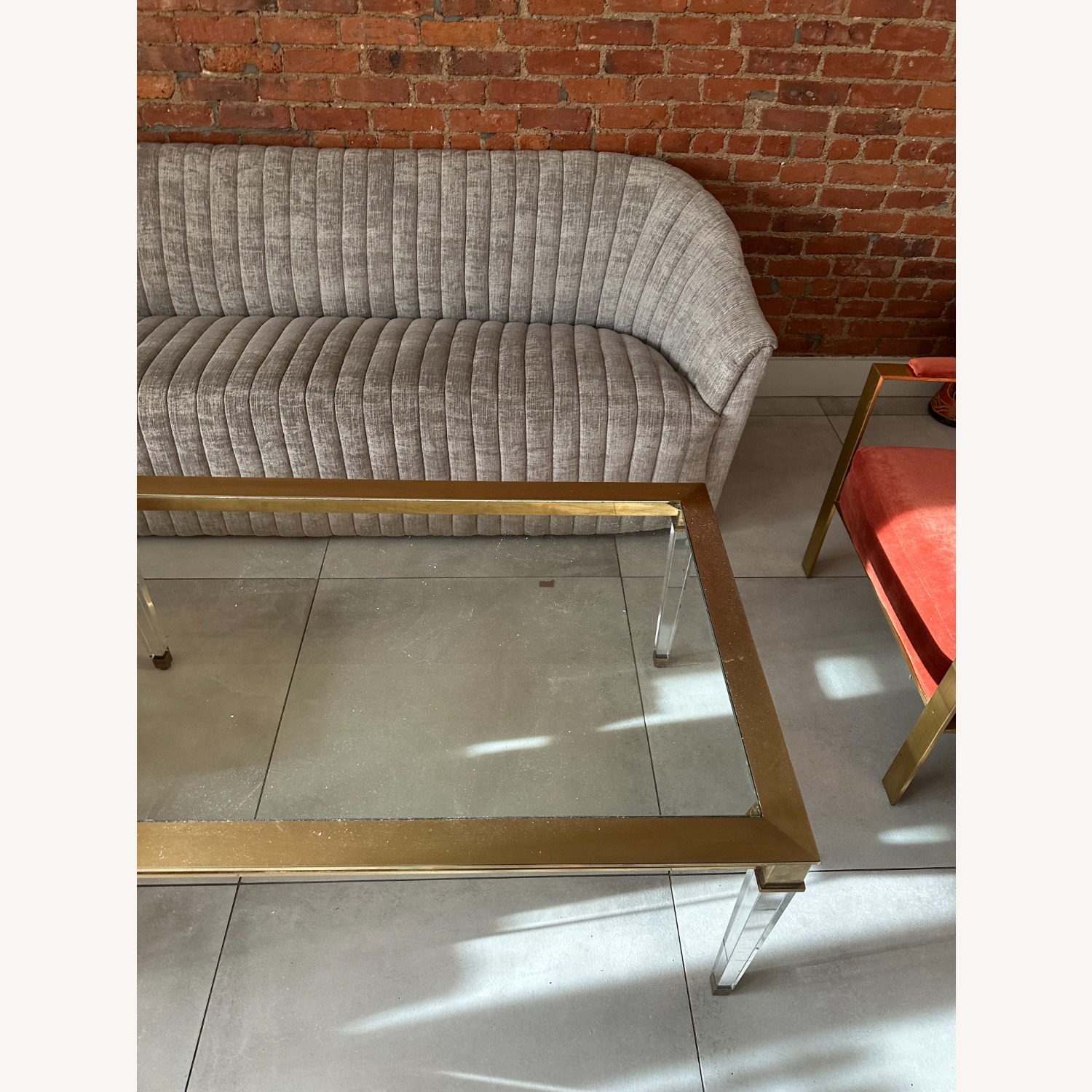 Contemporary Glass Top Coffee Table  - image-1