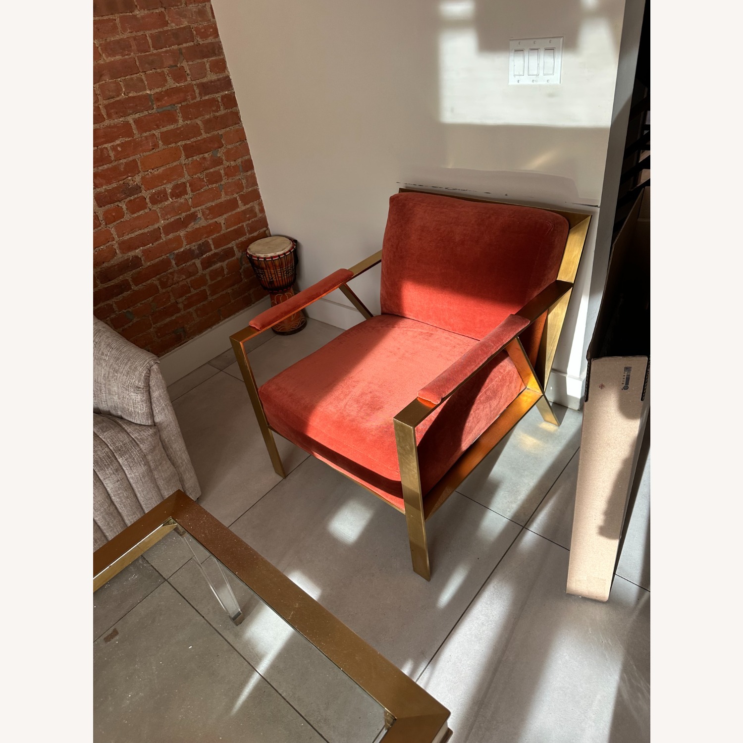 Contemporary Glass Top Coffee Table  - image-3