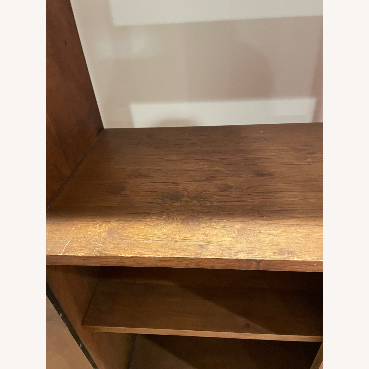 Solid Pecan Wall Unit - image-4