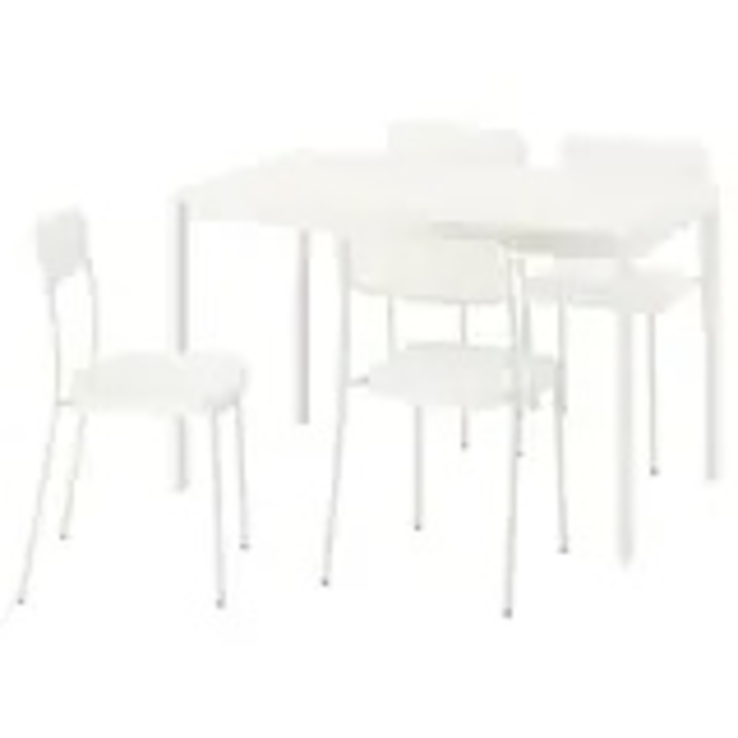 IKEA Vighals Dining Table with Chairs included - image-0