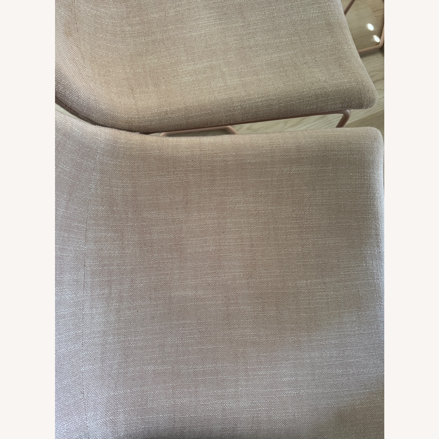 West Elm Slope Dining Chair Set of 4 Pink - image-3