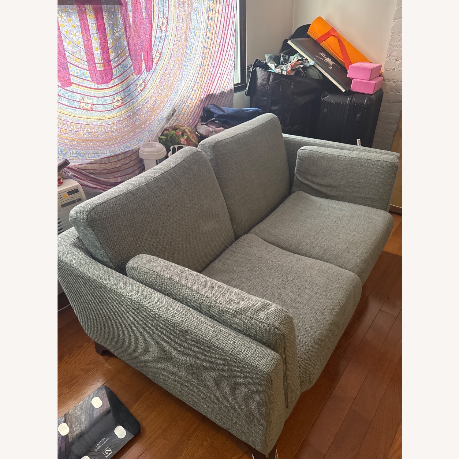 Article Light Blue Loveseat Sofa - image-2