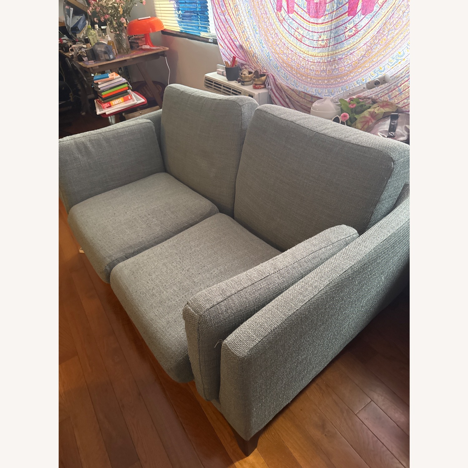 Article Light Blue Loveseat Sofa - image-3